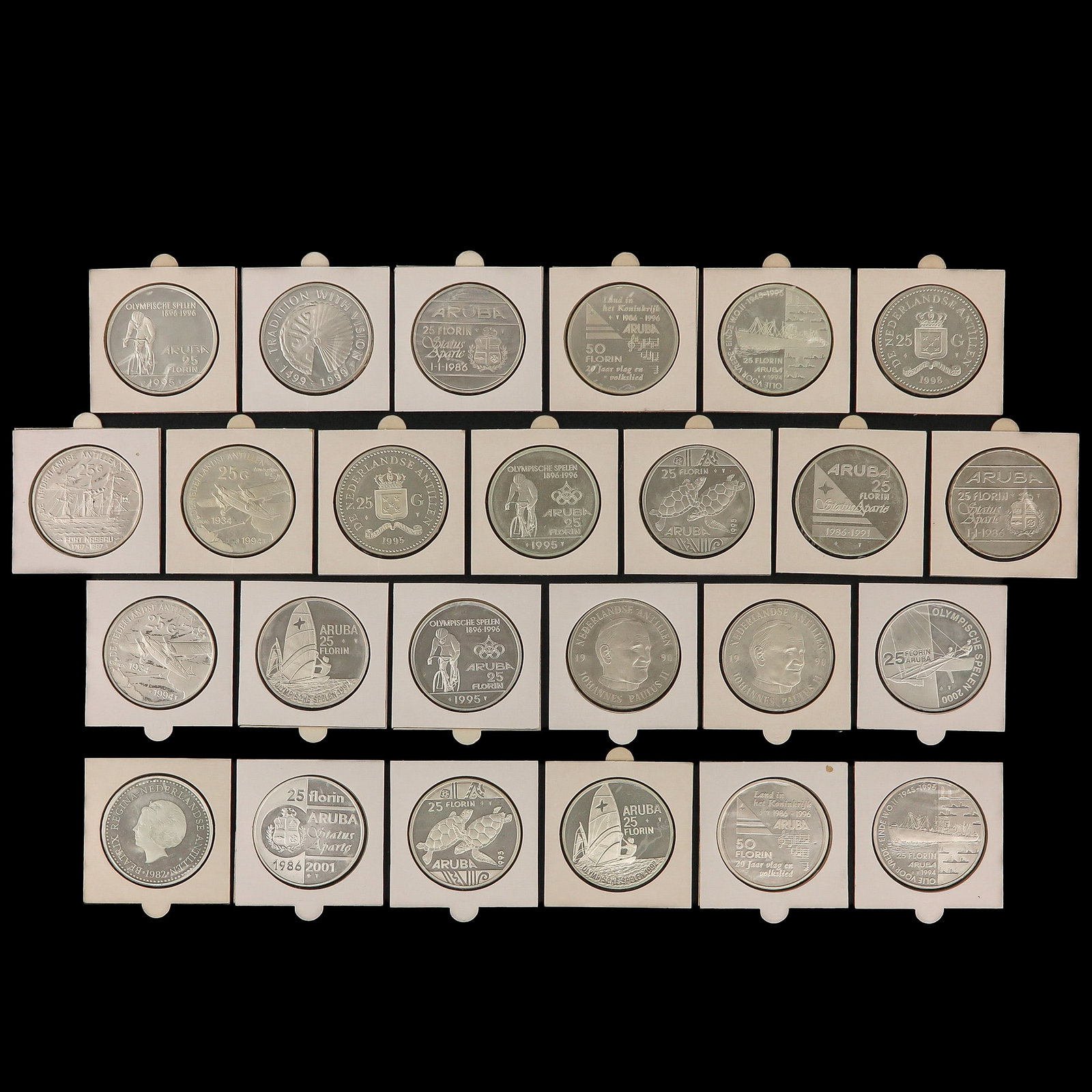 A Collection of Coins and Medals: coins and medals, including silver