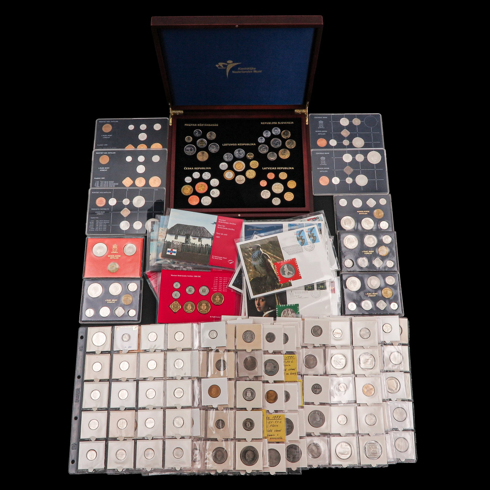 A Group of Albums with Coins and Medals (1 of 10)