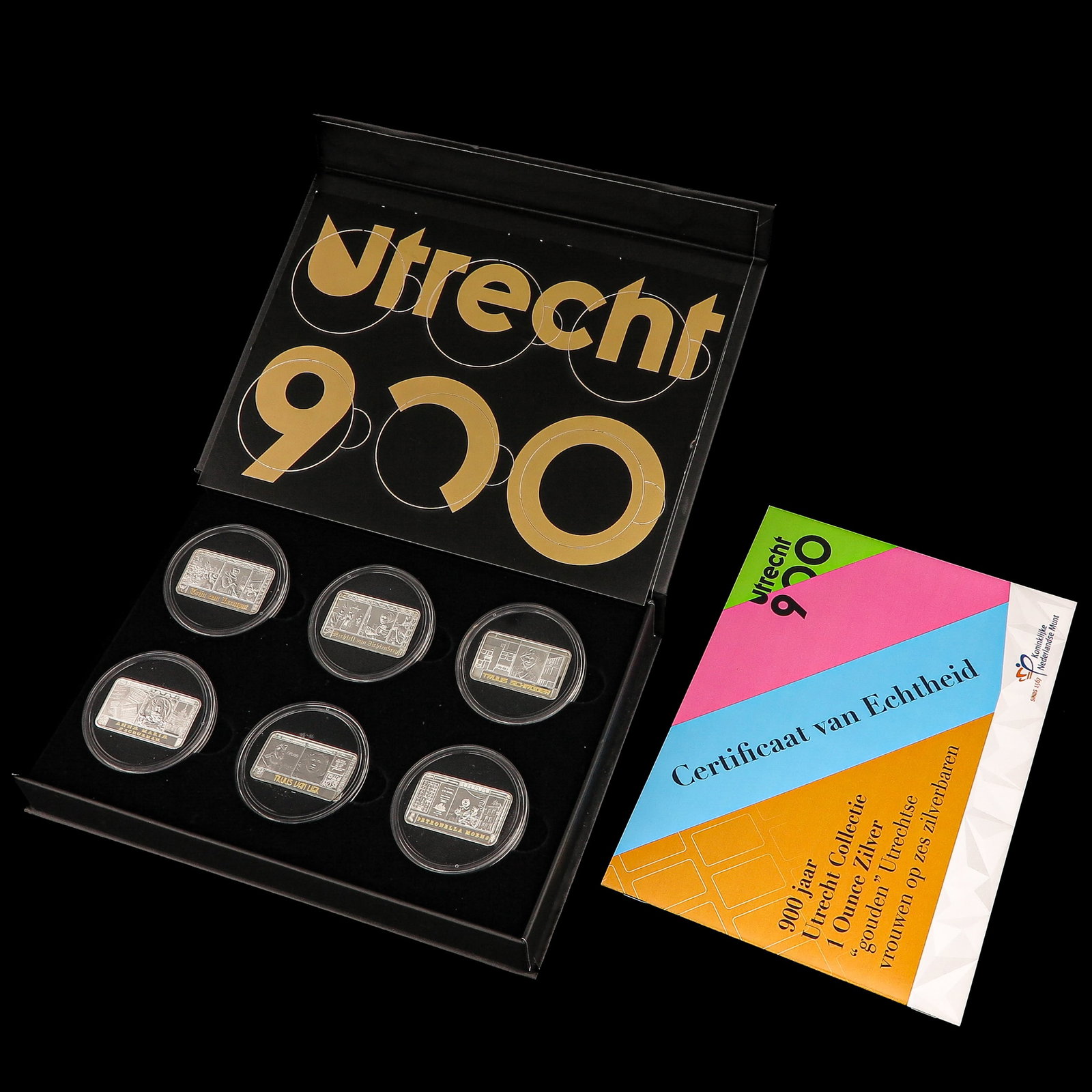 A Cassette with Silver Medals and Coins (1 of 3)