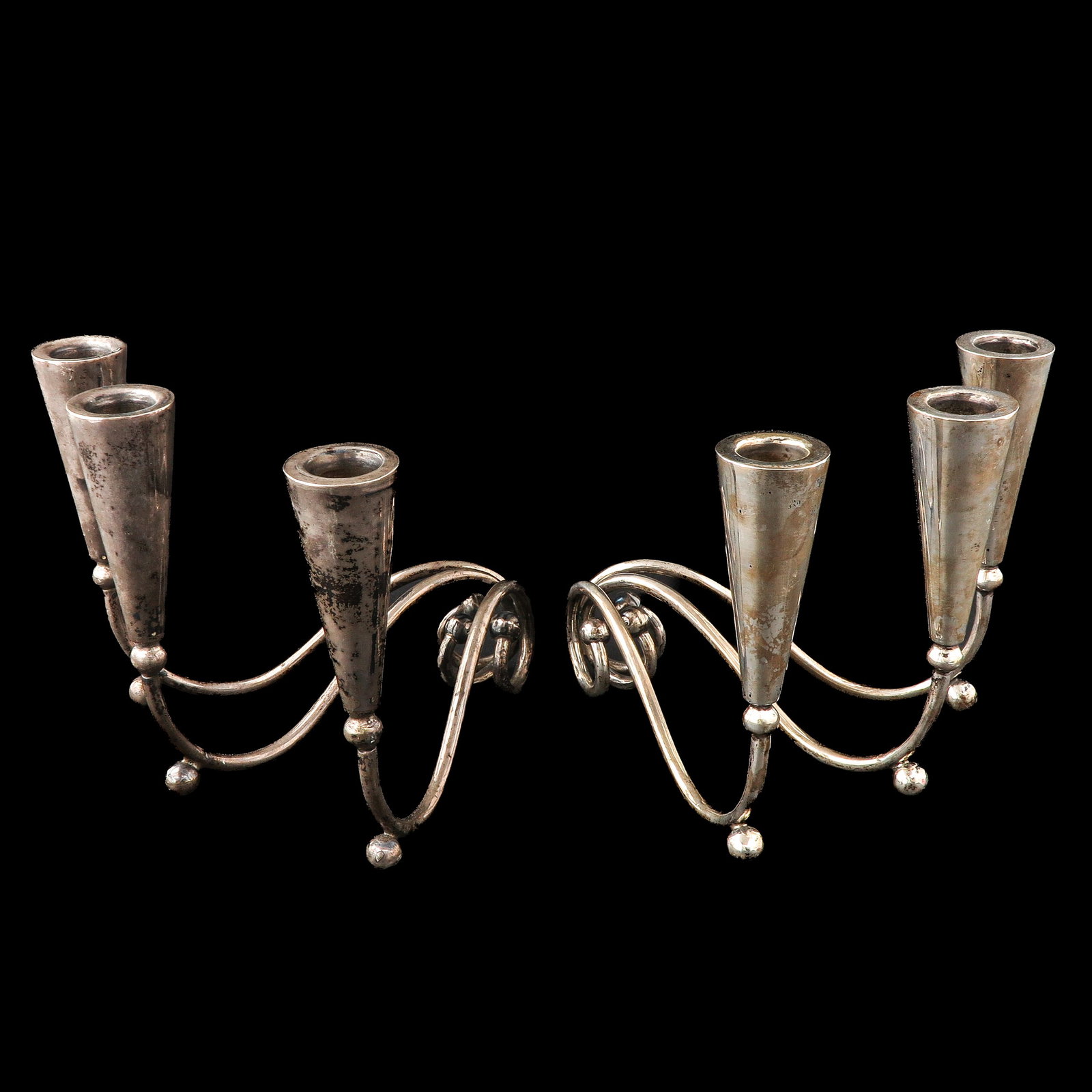 A Pair of Silver Candlesticks (1 of 8)