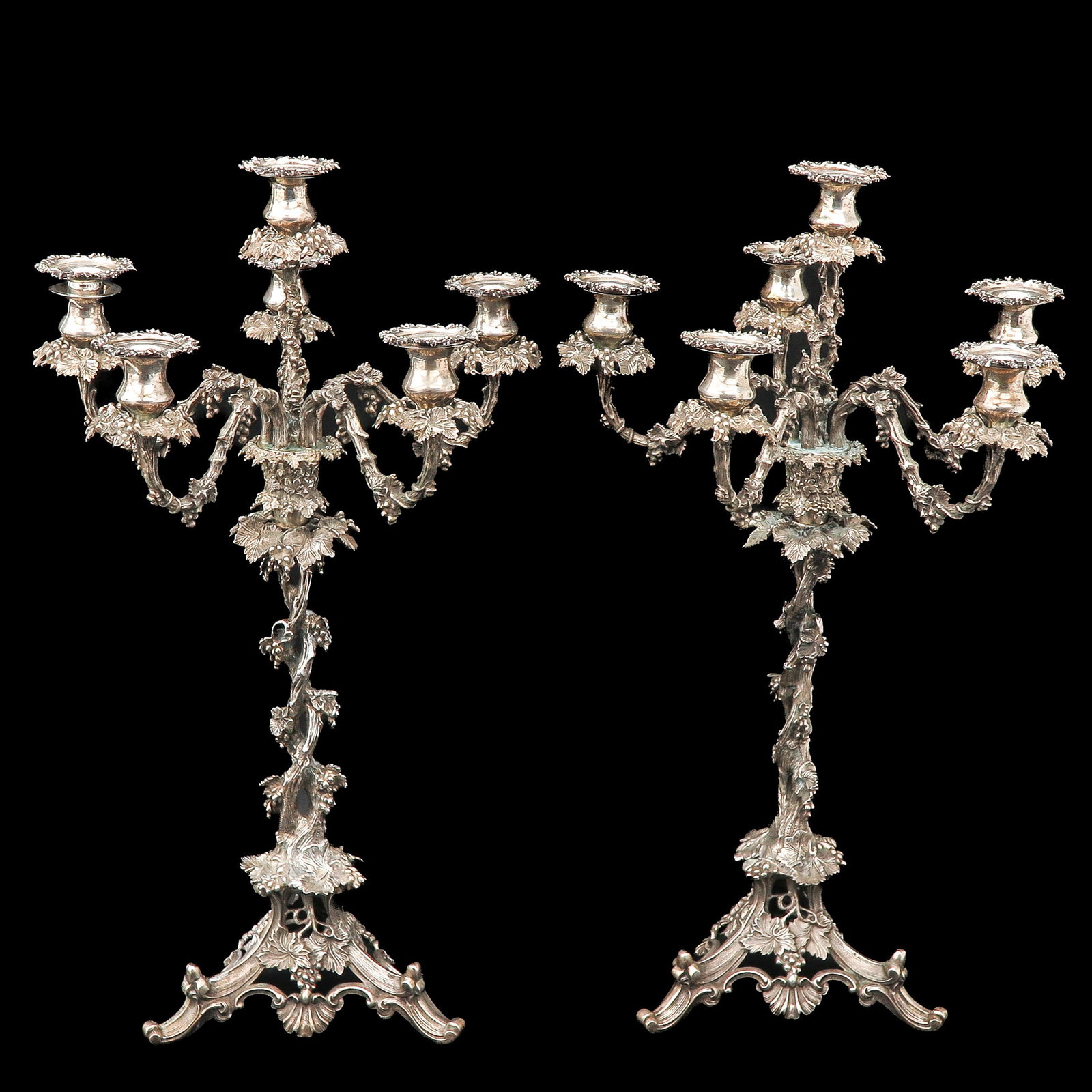 A Pair of Silver Candlesticks (1 of 8)