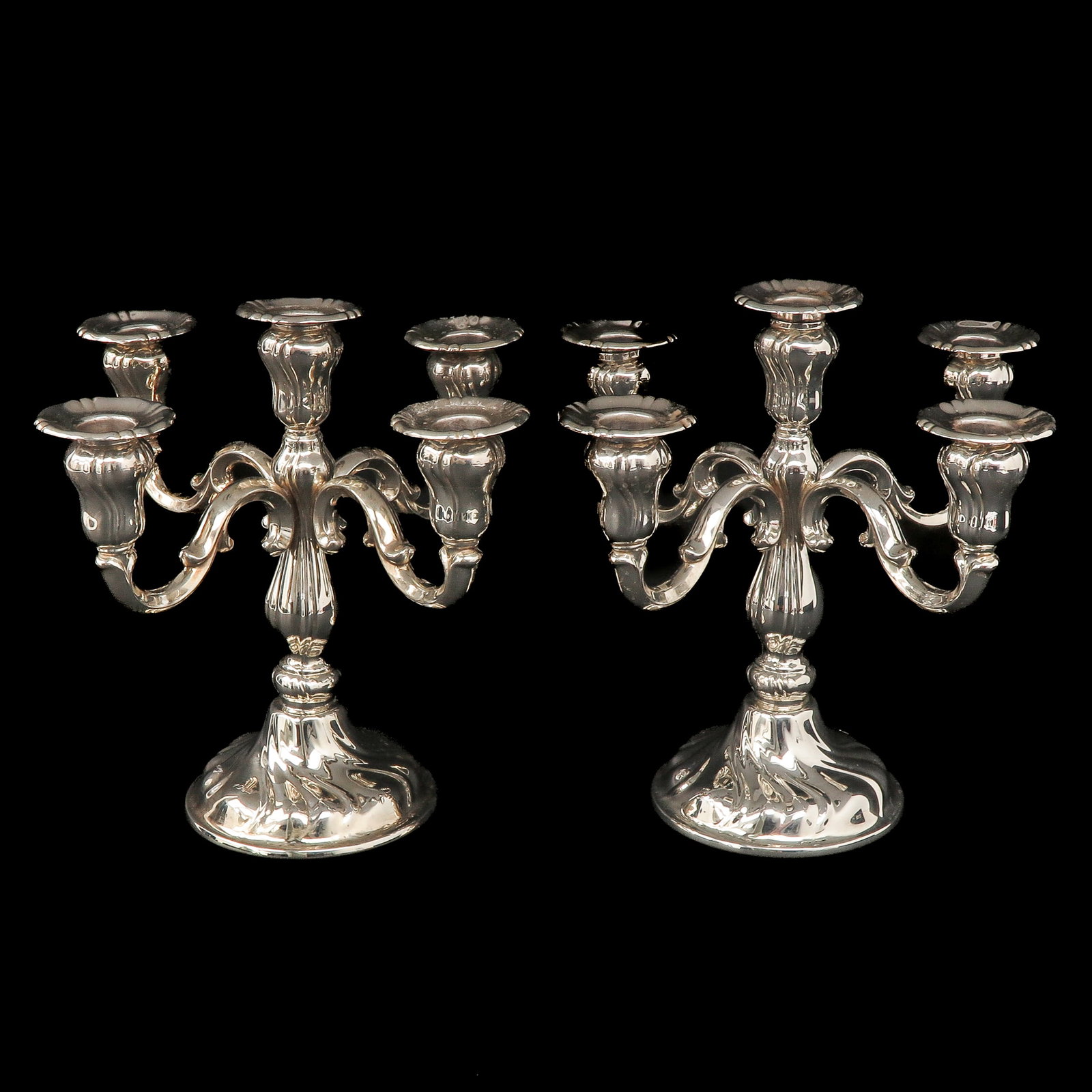 A Pair of Silver Candlesticks (1 of 8)