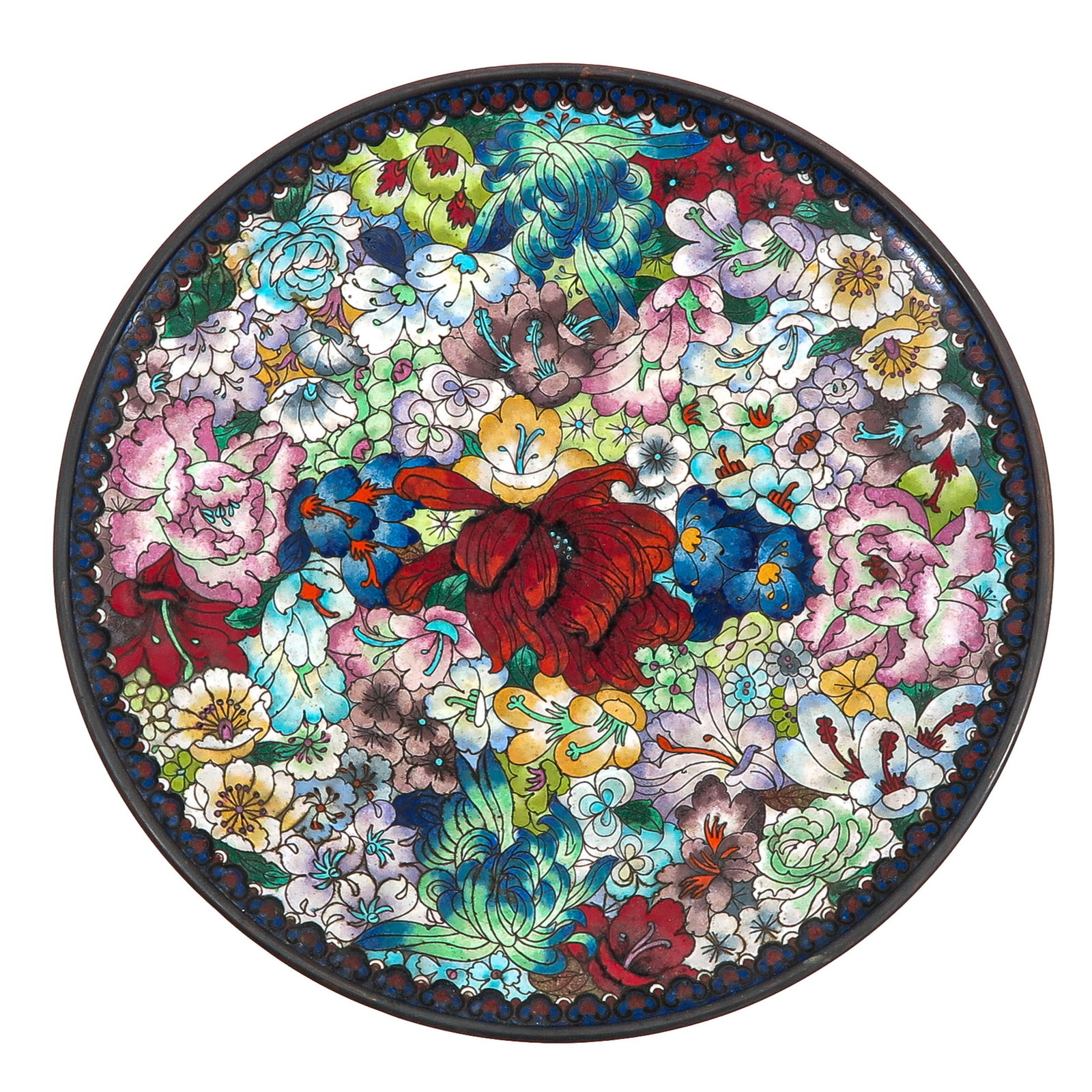 A Mille Fleur Decor Charger (1 of 4)