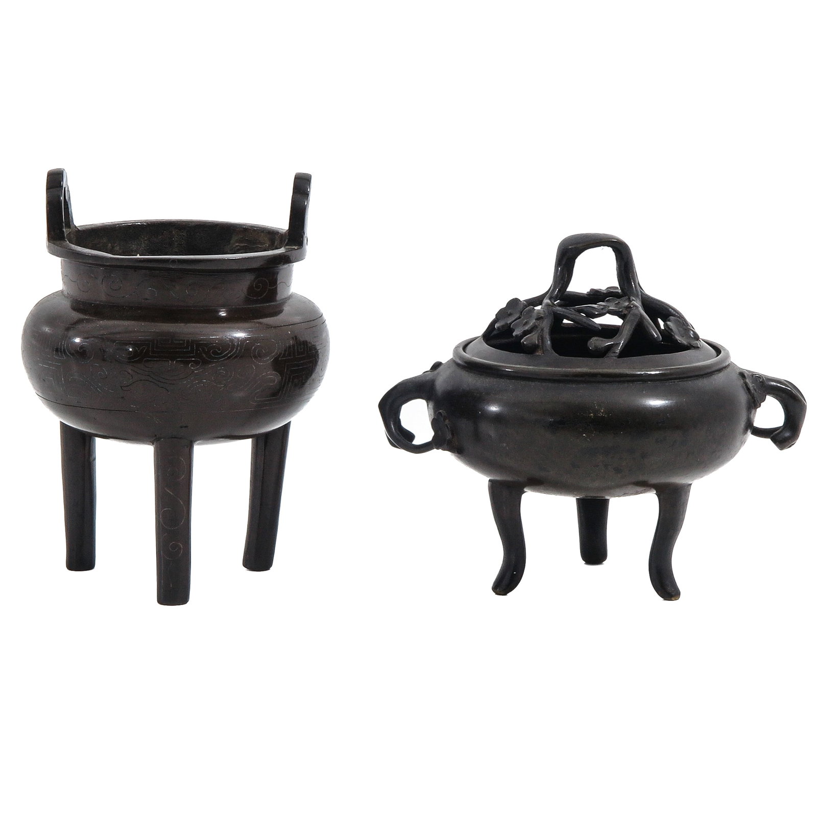 A Lot of 2 Bronze Censers (1 of 6)