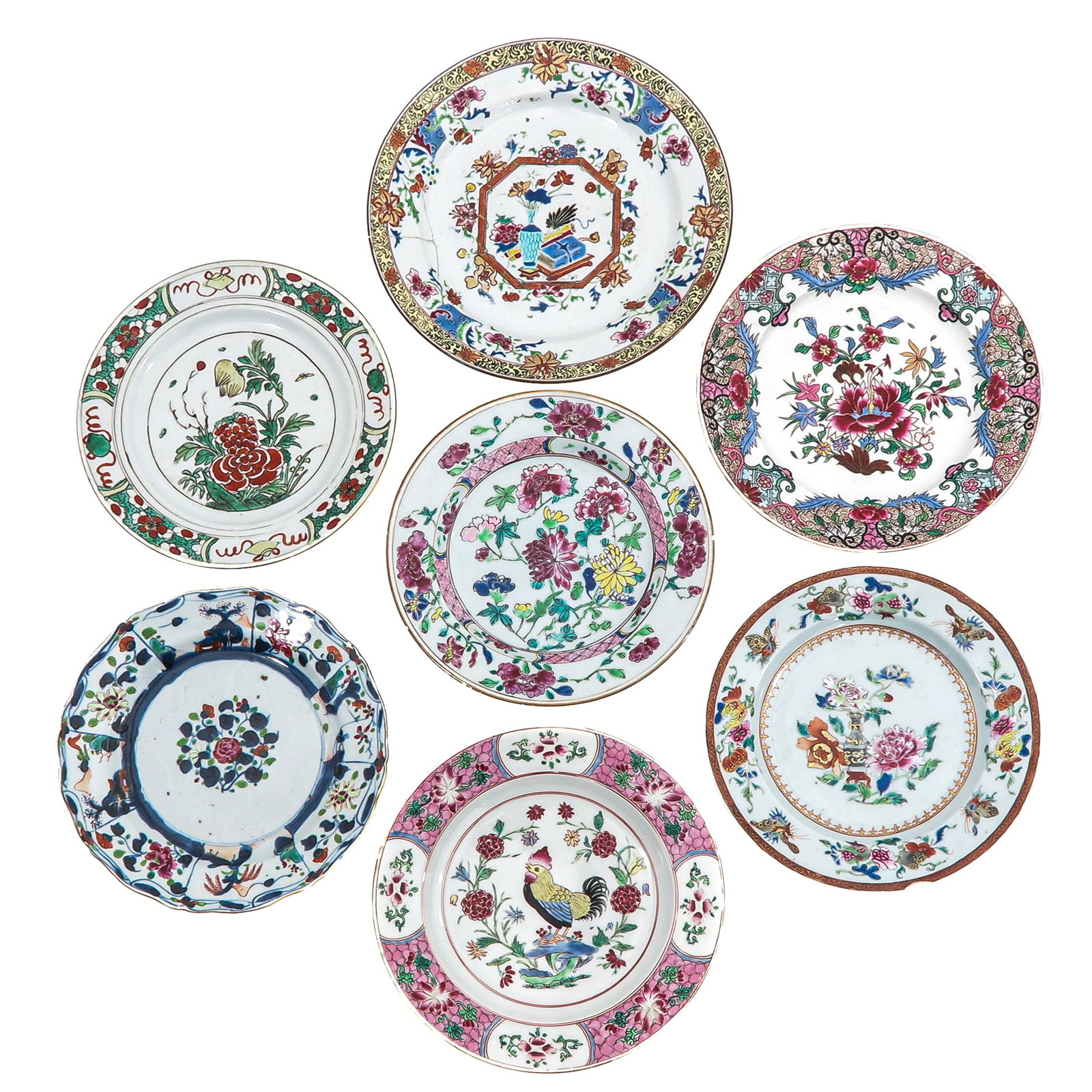 A Group of 7 Plates (1 of 8)