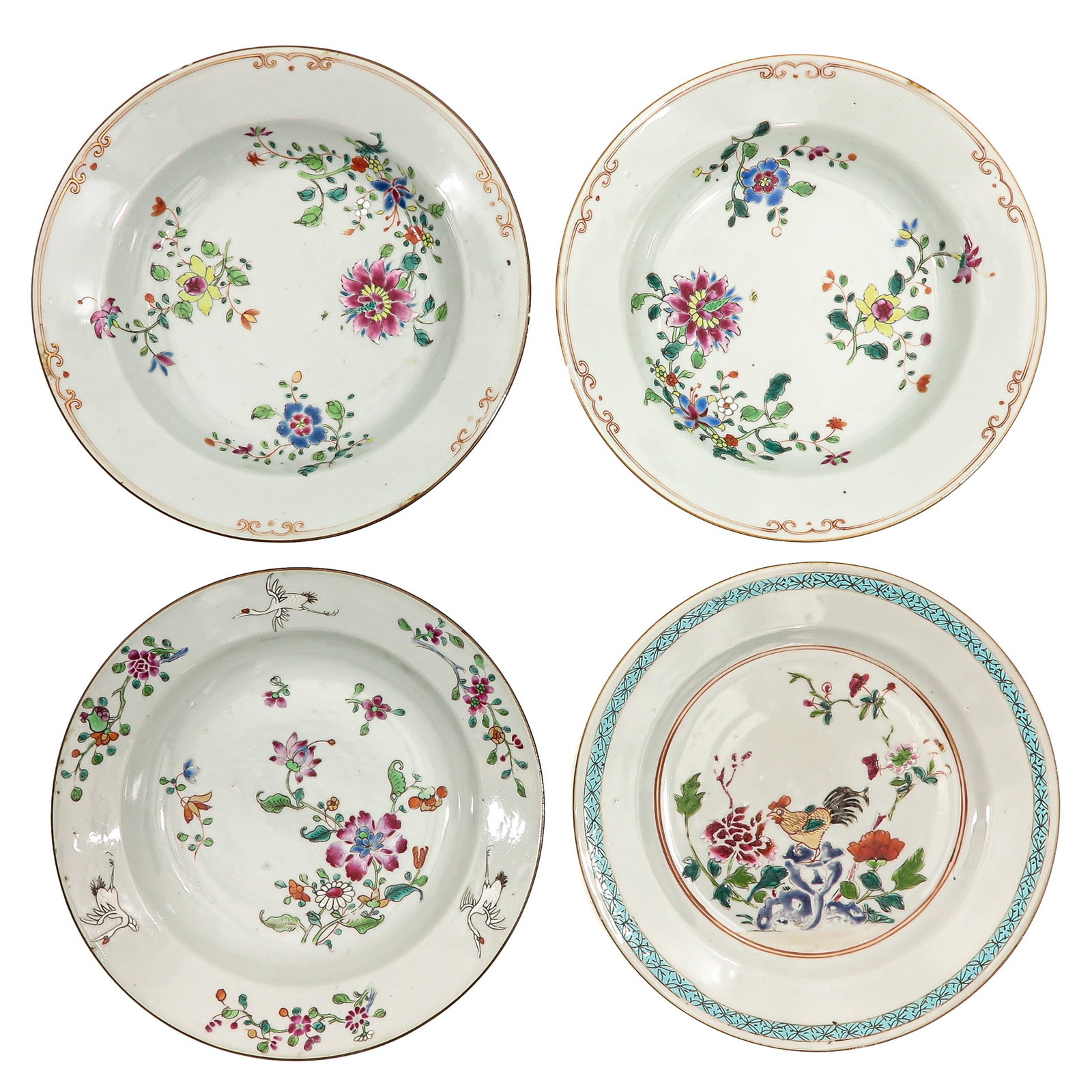 A Collection of 4 Plates (1 of 6)