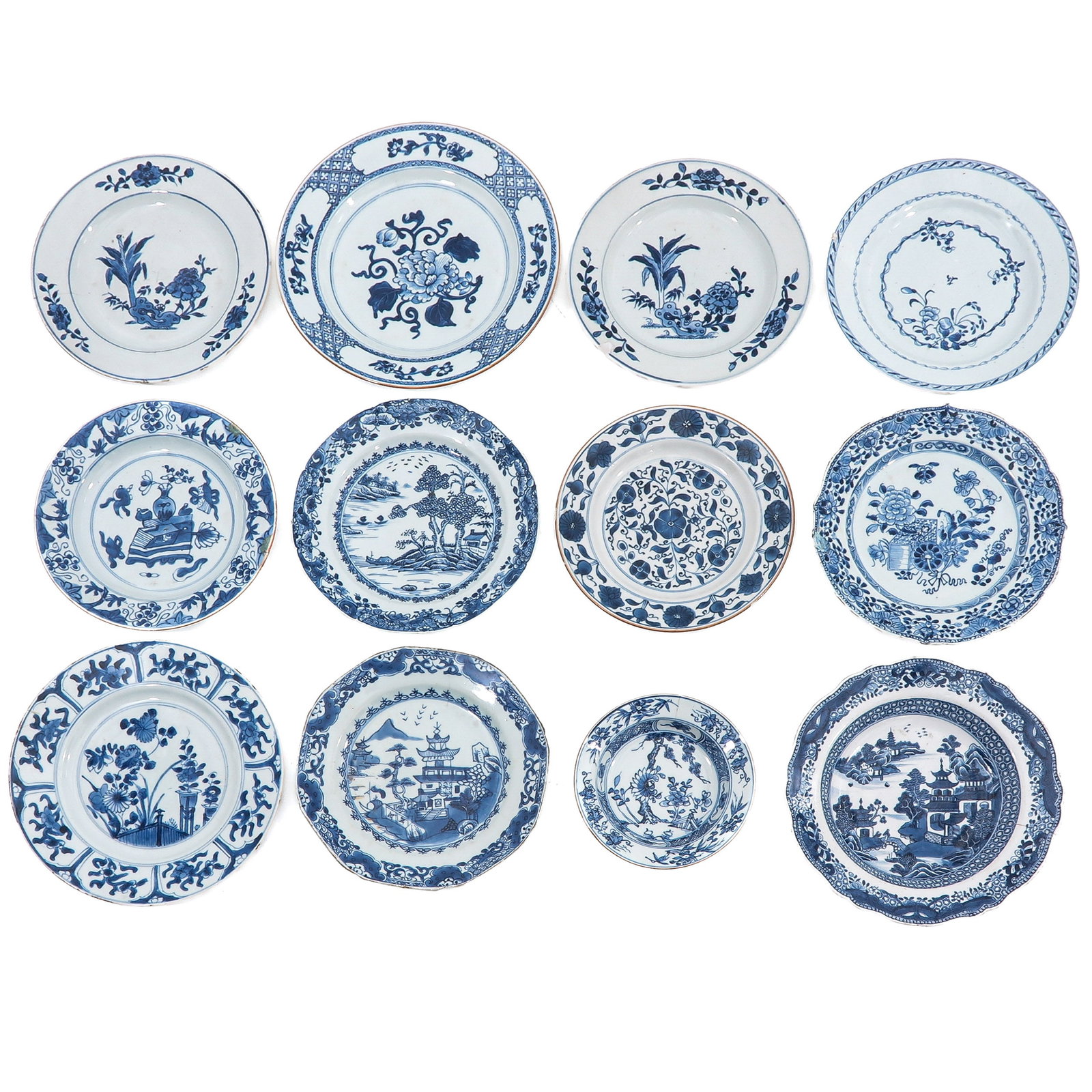 A Group of 12 Plates (1 of 8)