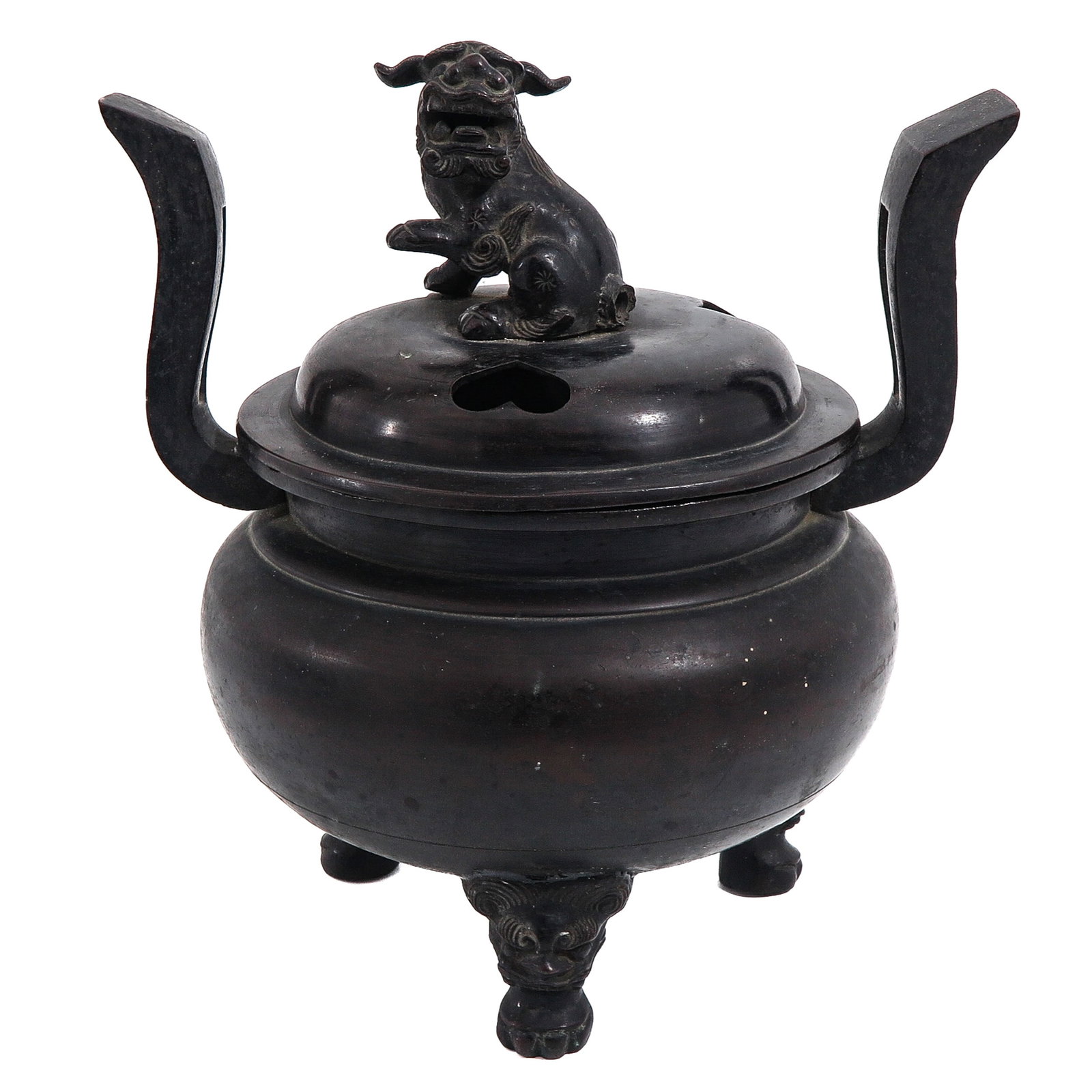 A Bronze Tripod Censer with Cover (1 of 6)