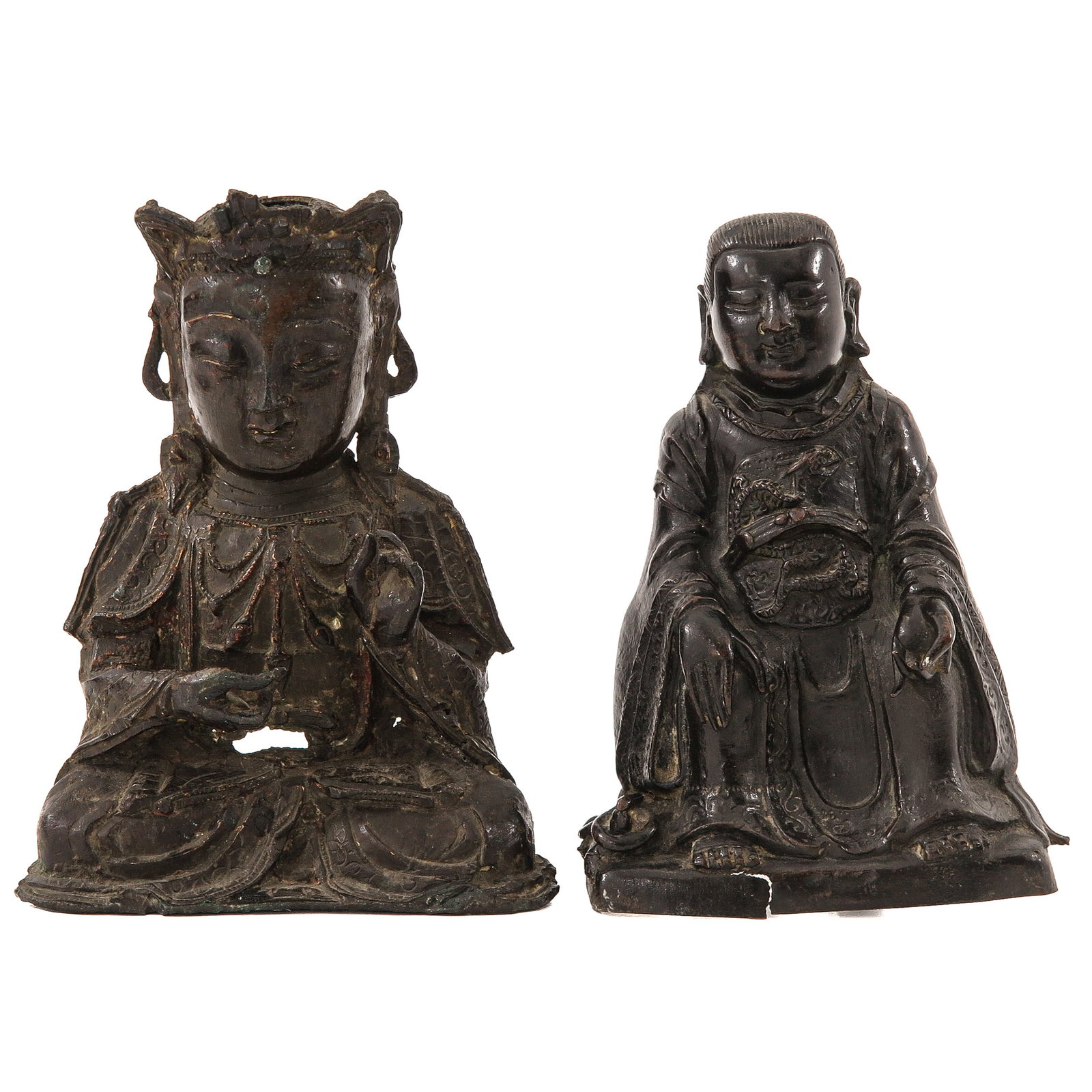A Lot of 2 Bronze Sculptures (1 of 8)