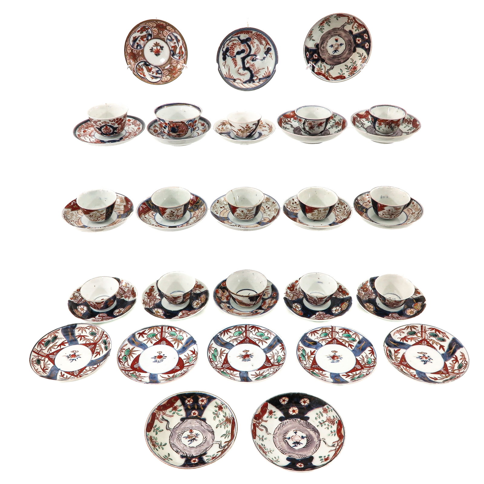 A Large Group of Cups and Saucers (1 of 8)