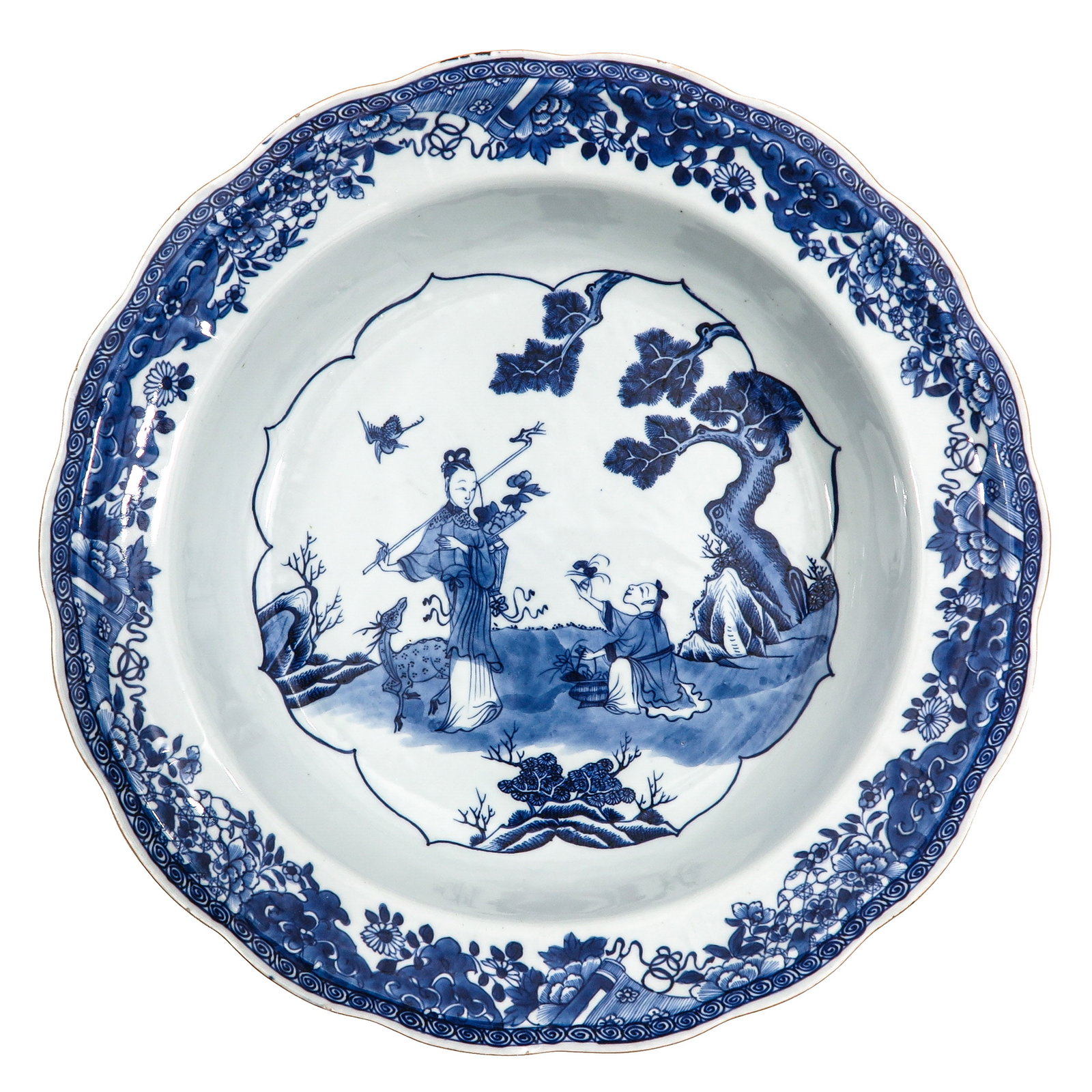A Blue and White Serving Bowl (1 of 4)