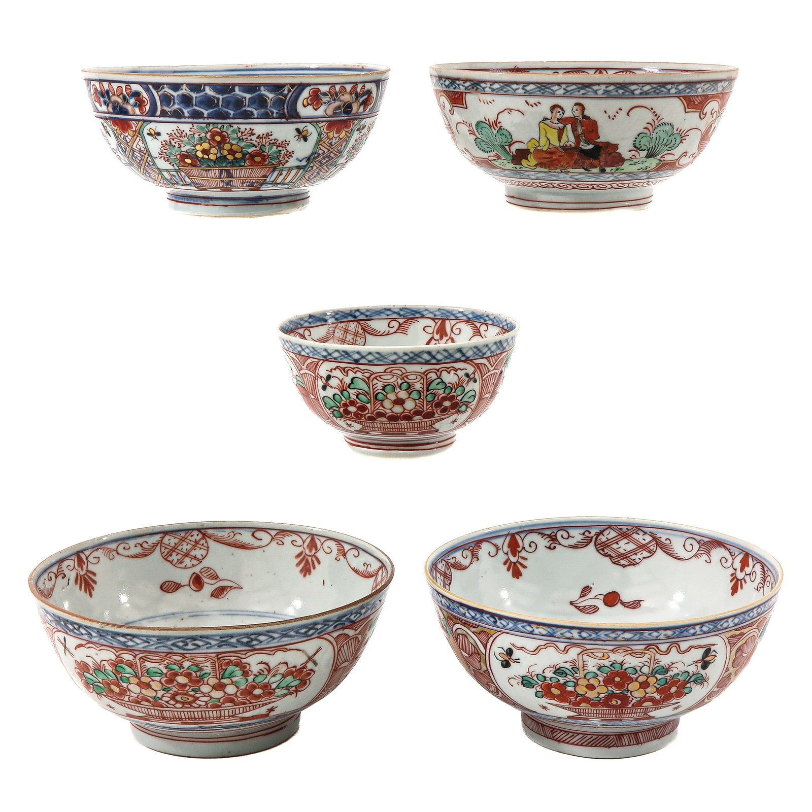 A Group of 5 Bowls (1 of 6)