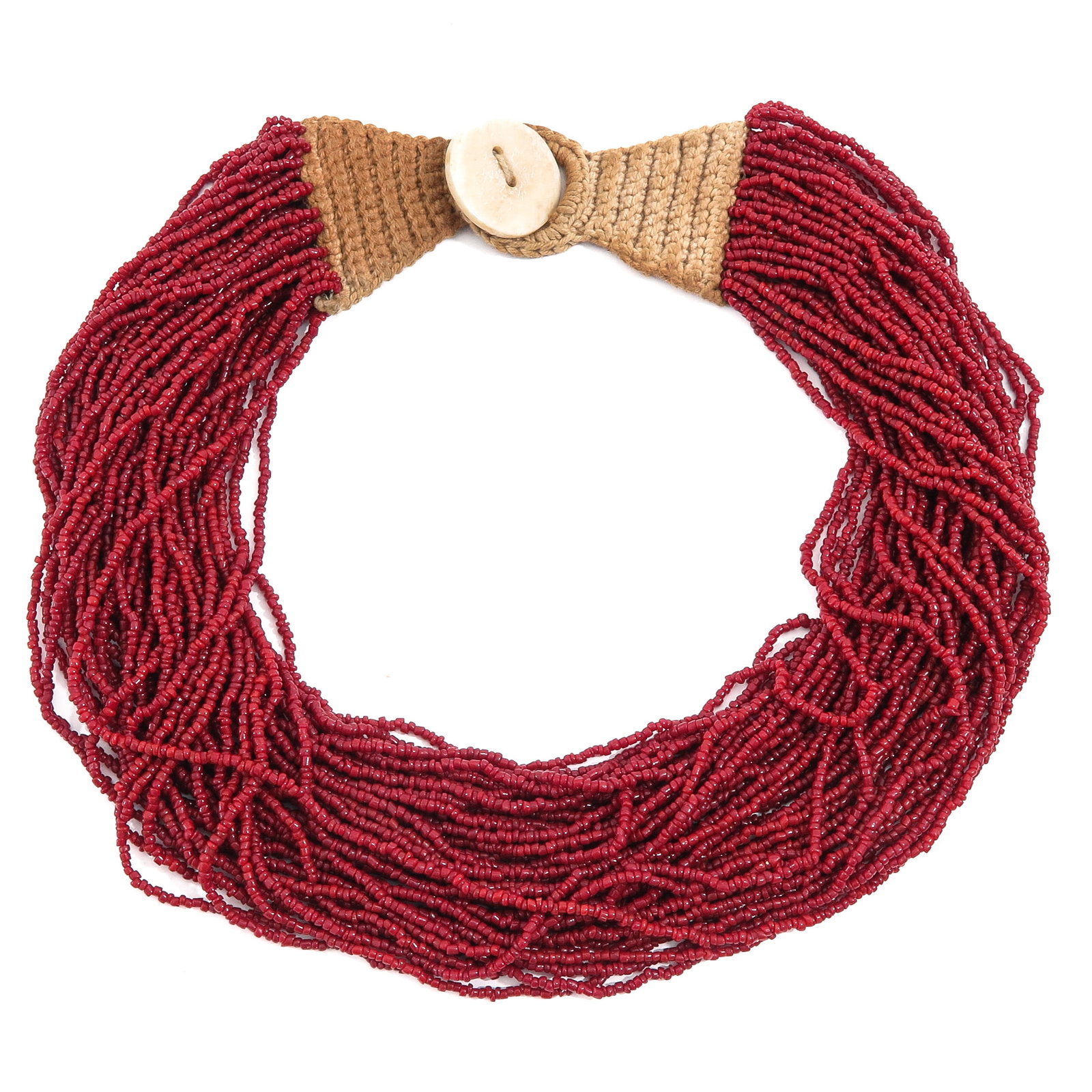 A Braided Coral Necklace (1 of 5)