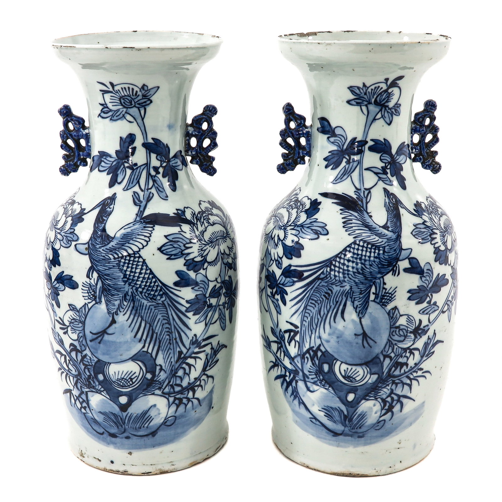 A Pair of Blue and White Vases (1 of 6)