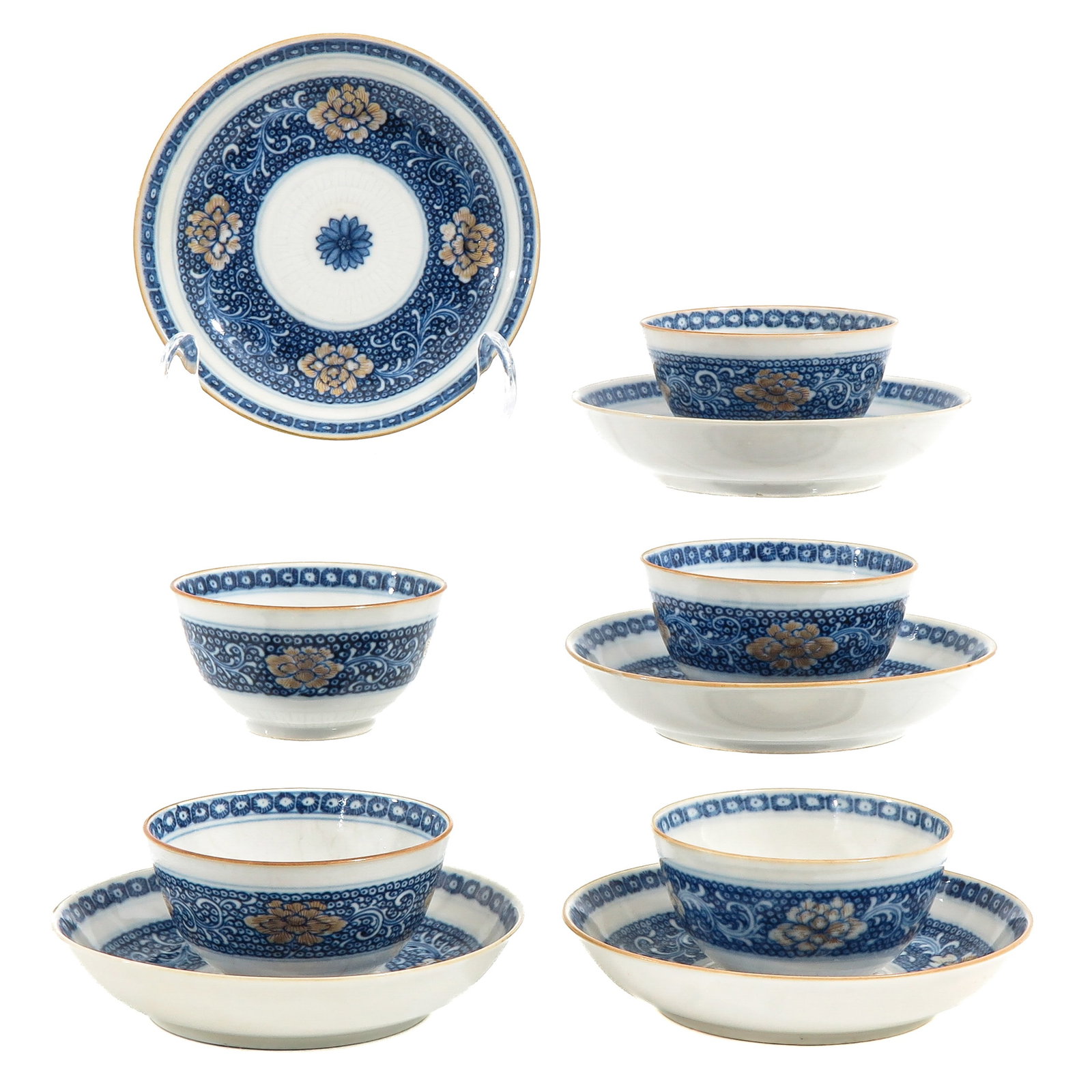 A Group of 5 Cups and Saucers (1 of 8)