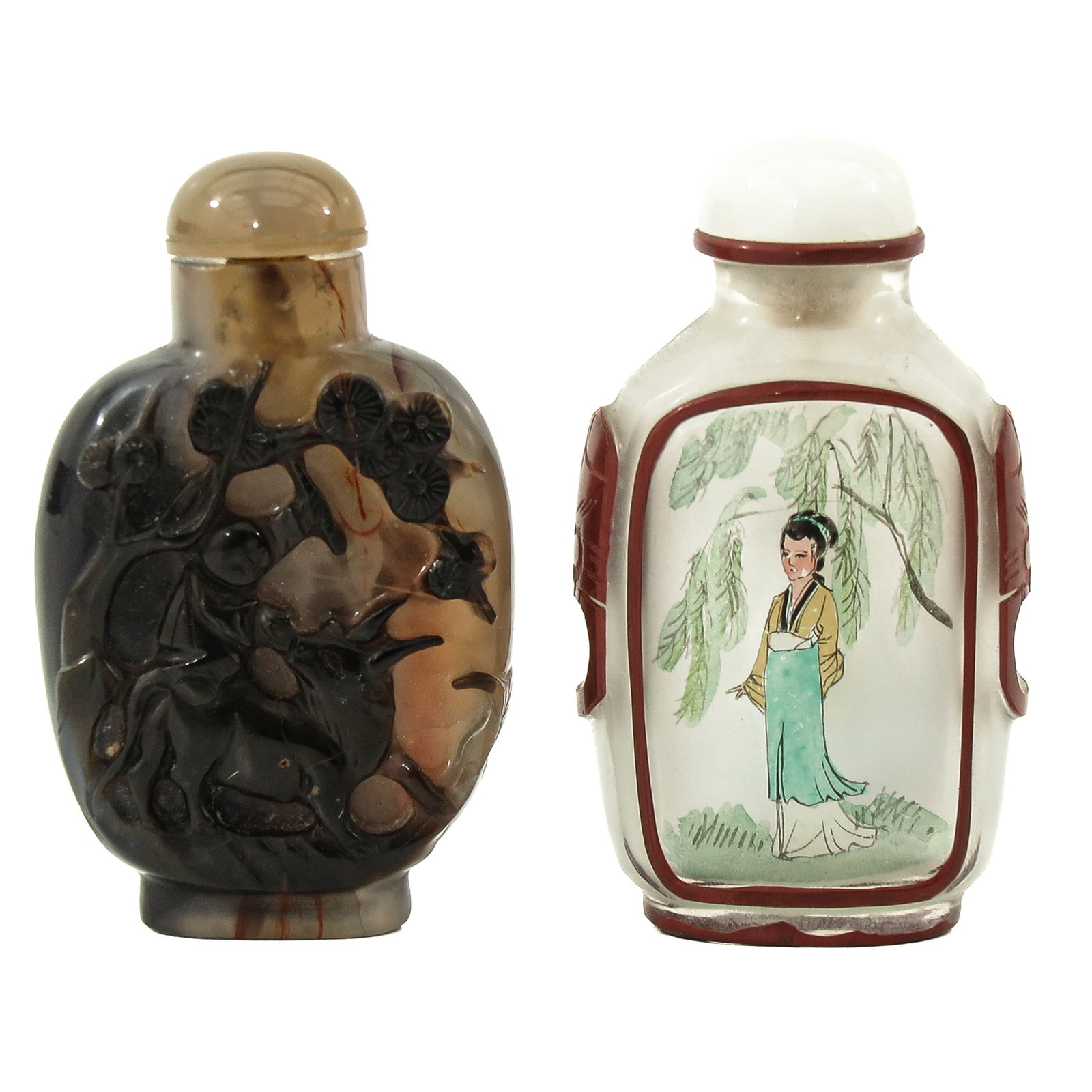 A Lot of 2 Snuff Bottles (1 of 6)