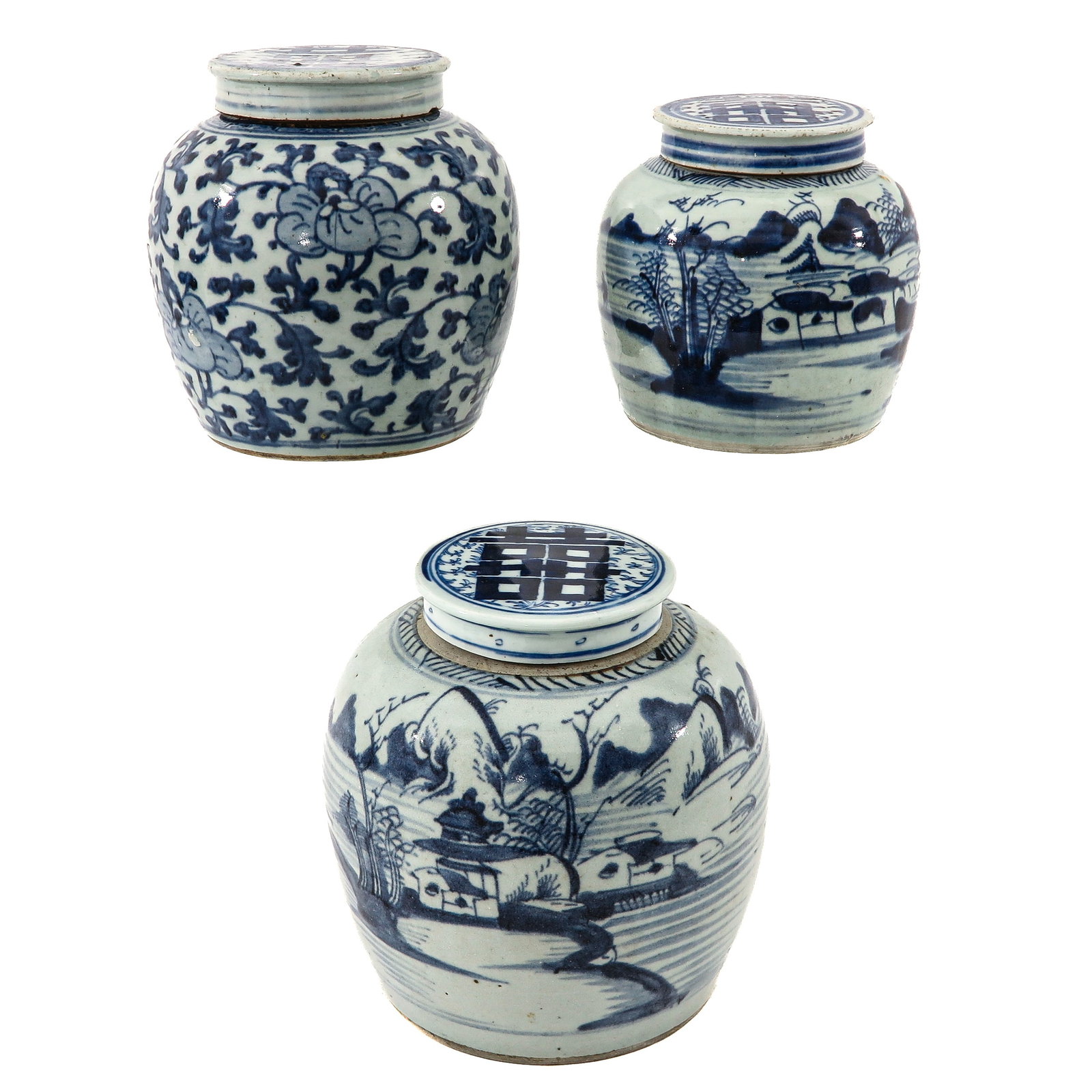 A Group of 3 Ginger Jars (1 of 6)