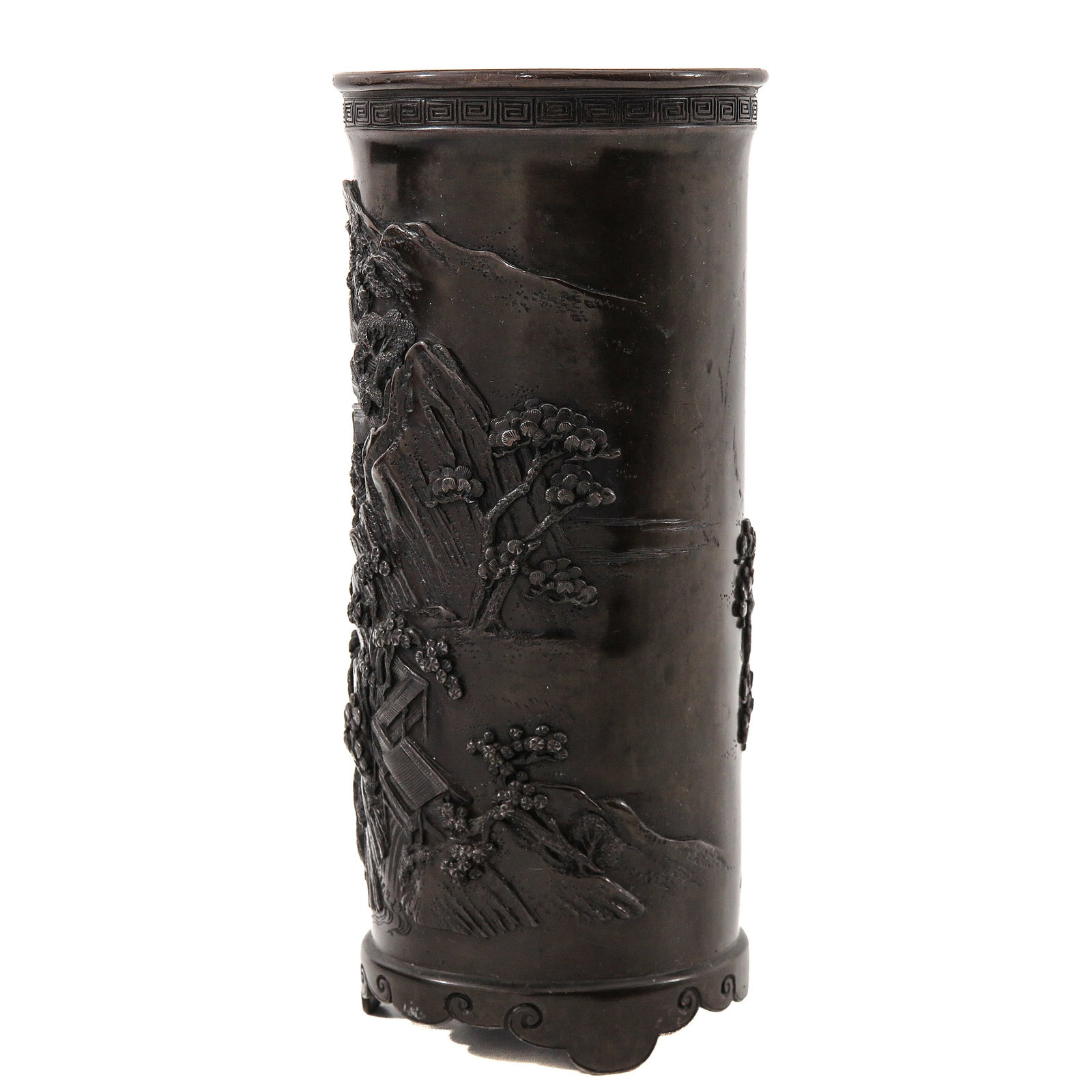 A Bronze Scroll Holder - 2