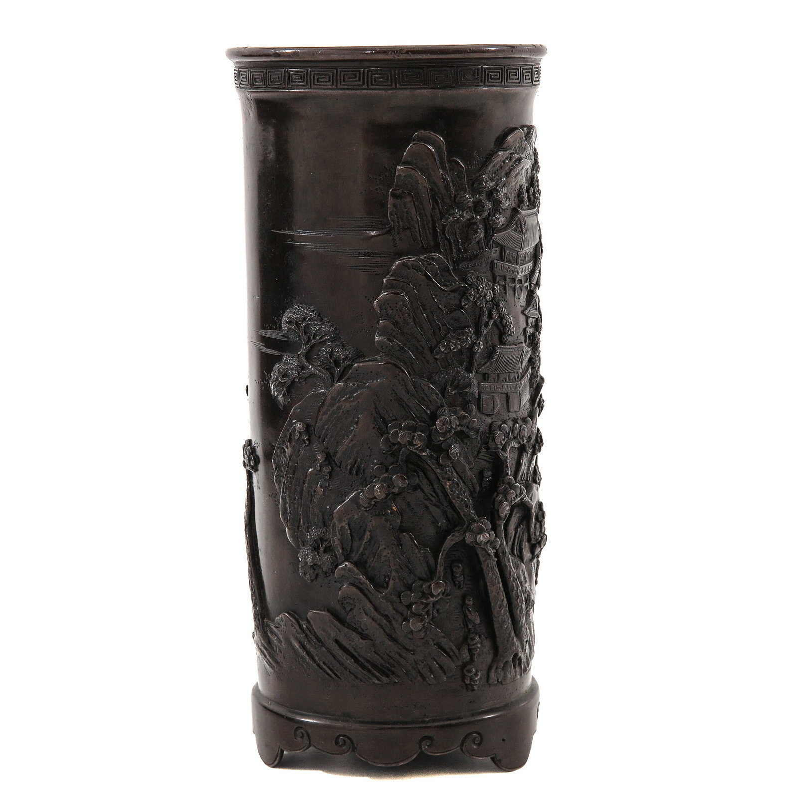 A Bronze Scroll Holder - 4