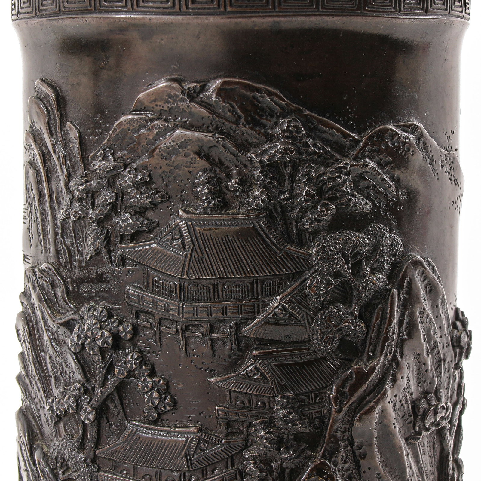 A Bronze Scroll Holder - 8