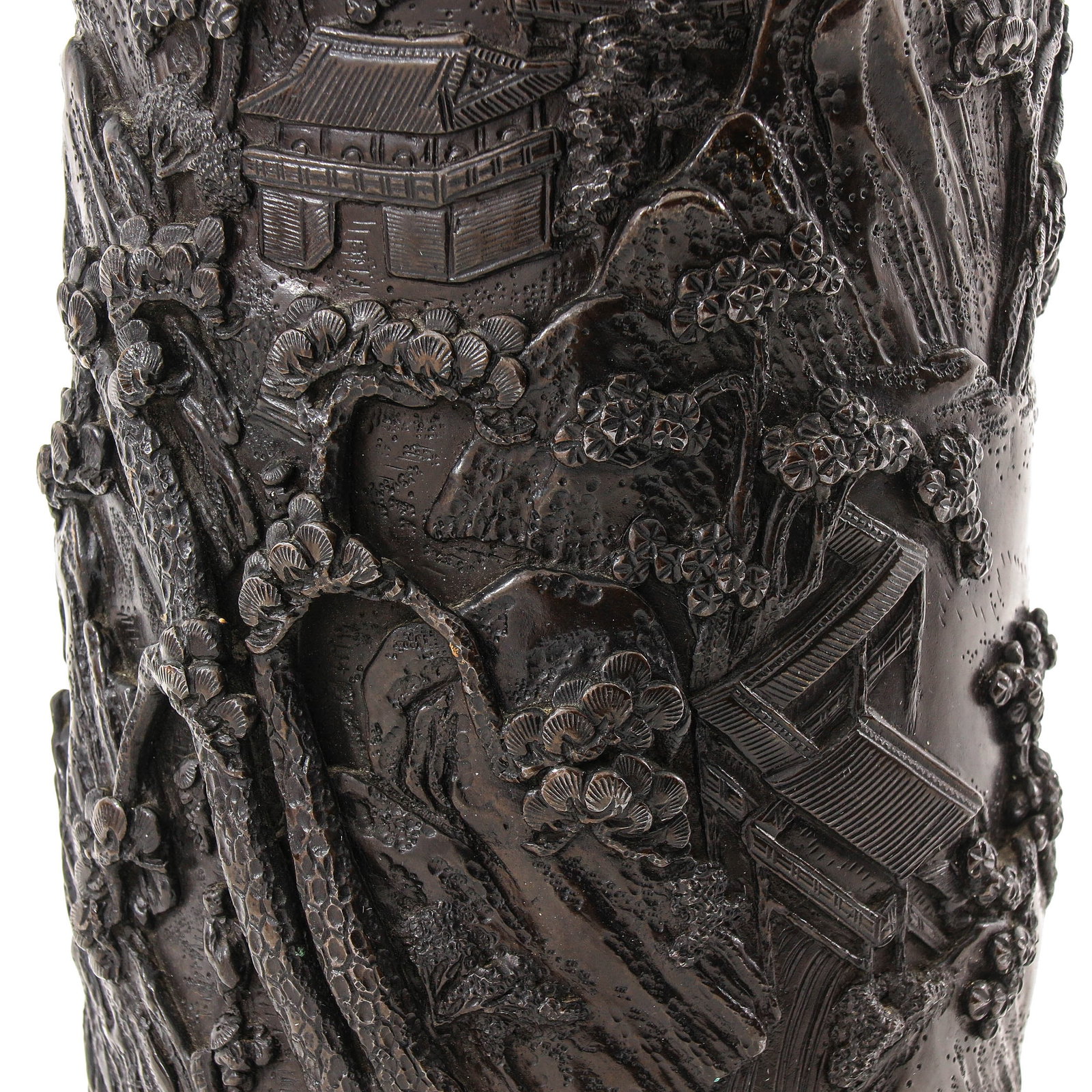 A Bronze Scroll Holder - 9