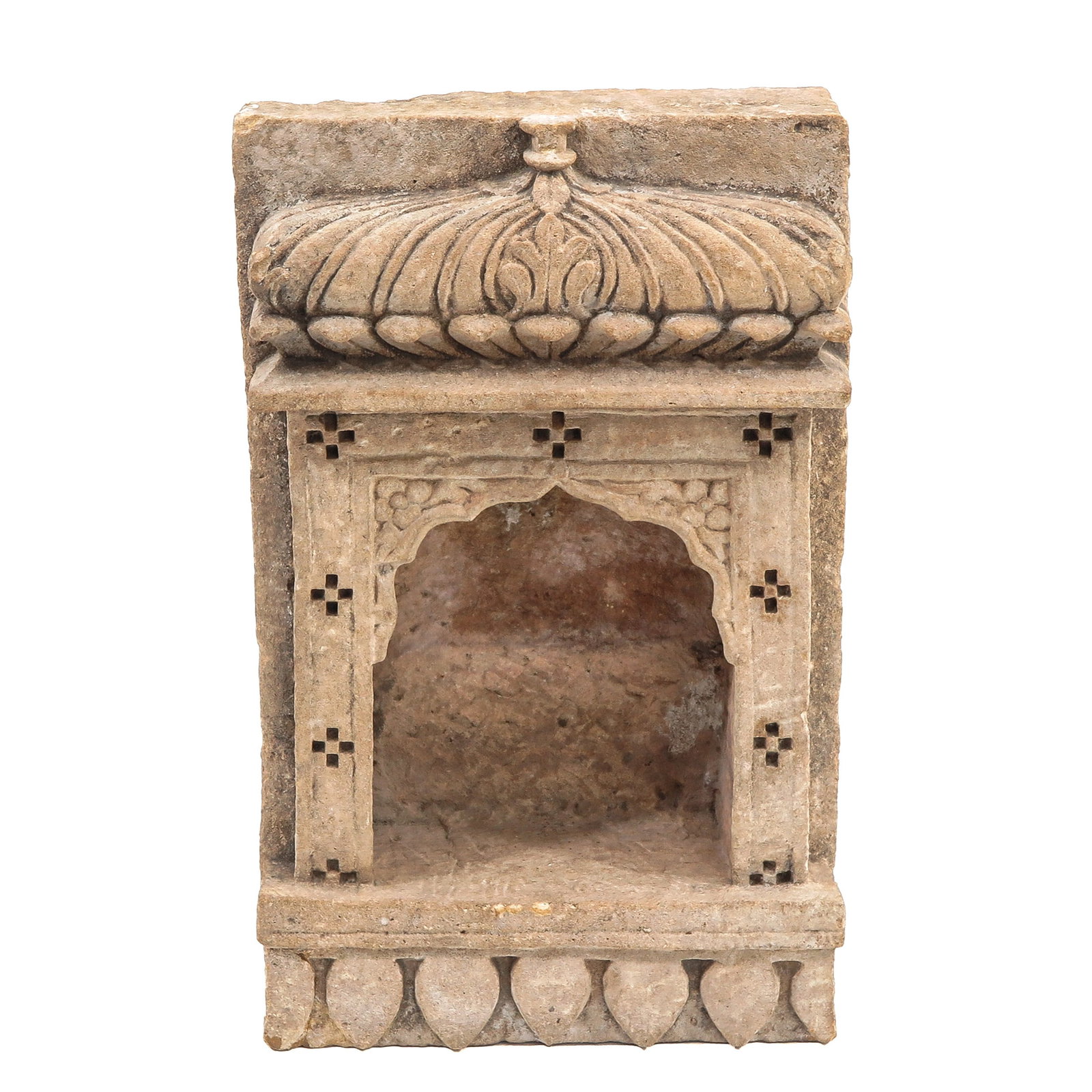 A Sandstone Temple: India, 29 x 48 x 14 cm