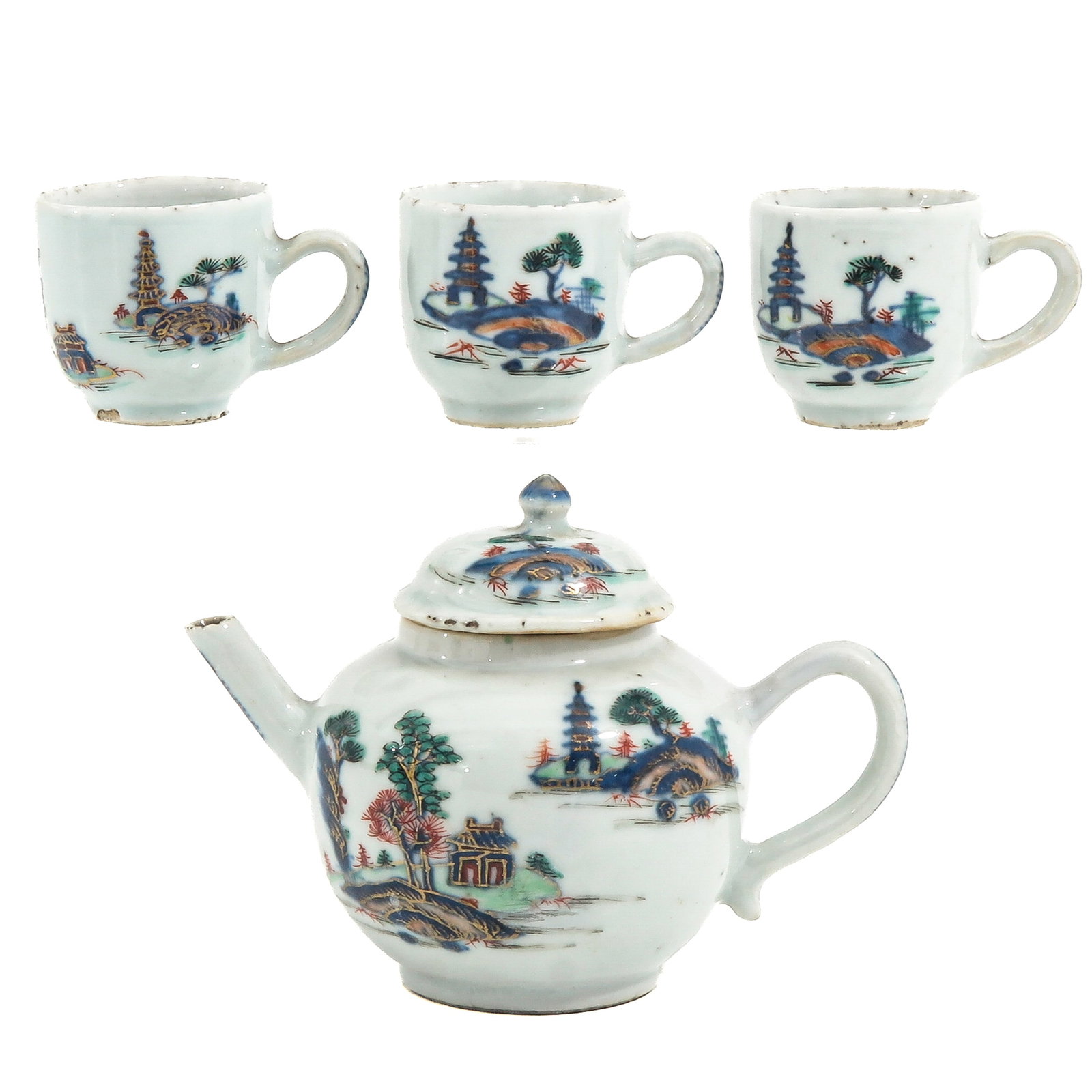 A Polychrome Decor Teapot (1 of 6)