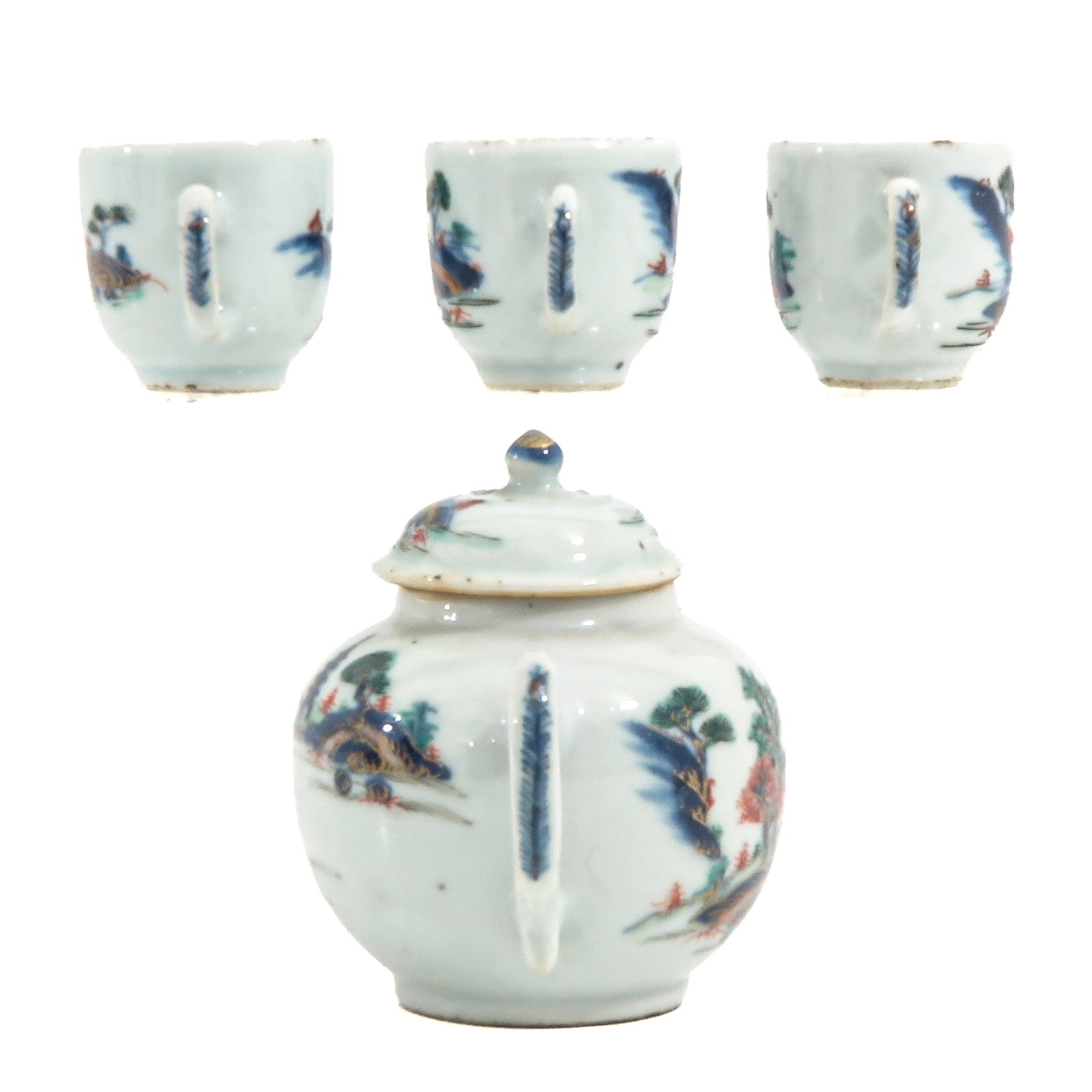 A Polychrome Decor Teapot - 2