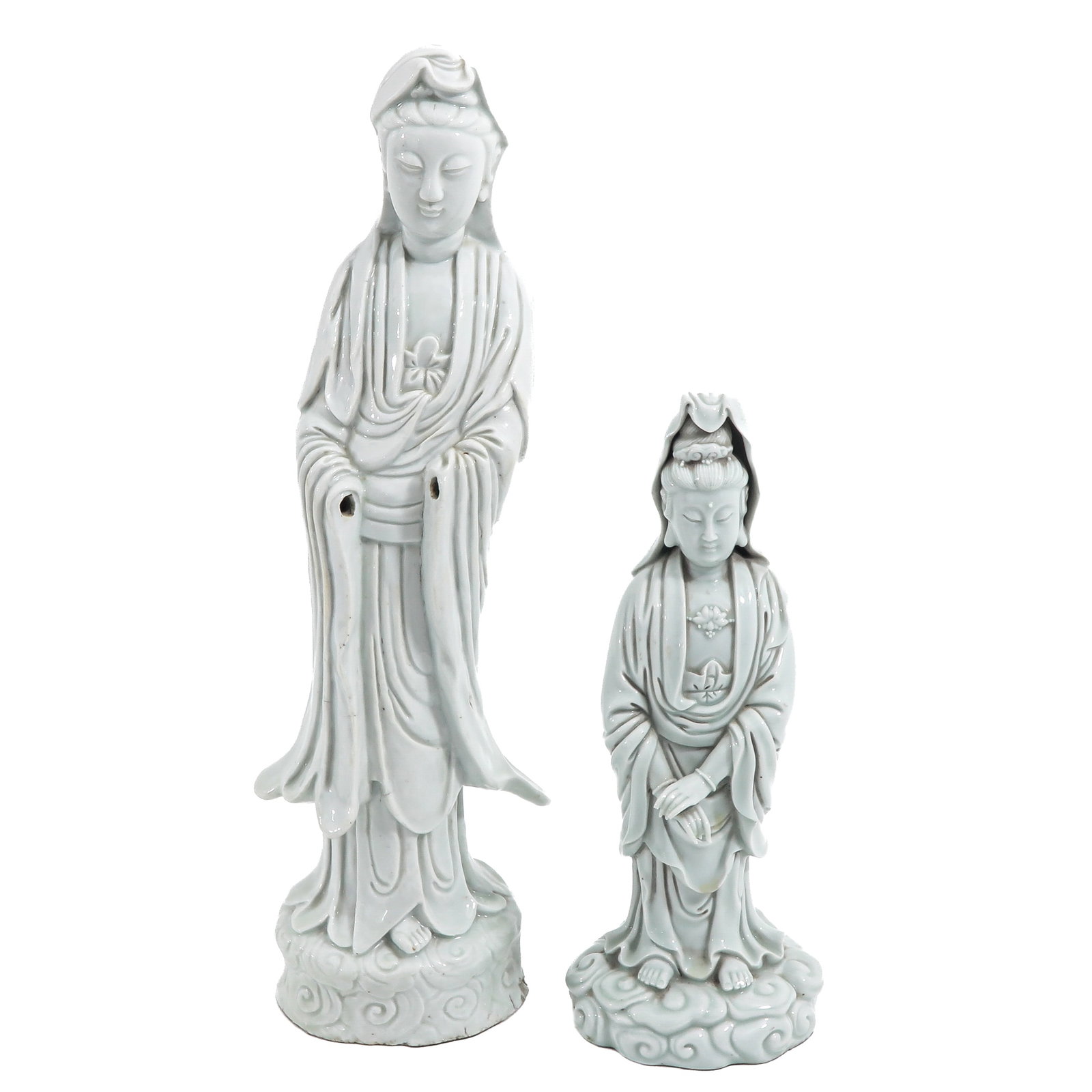 A Lot of 2 Blanc de Chine Sculptures (1 of 6)