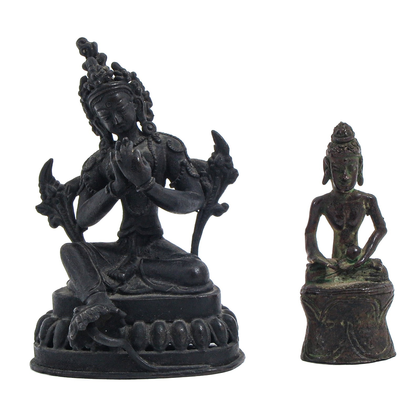 A Bronze Bodhisattva and Buddha Figure (1 of 6)