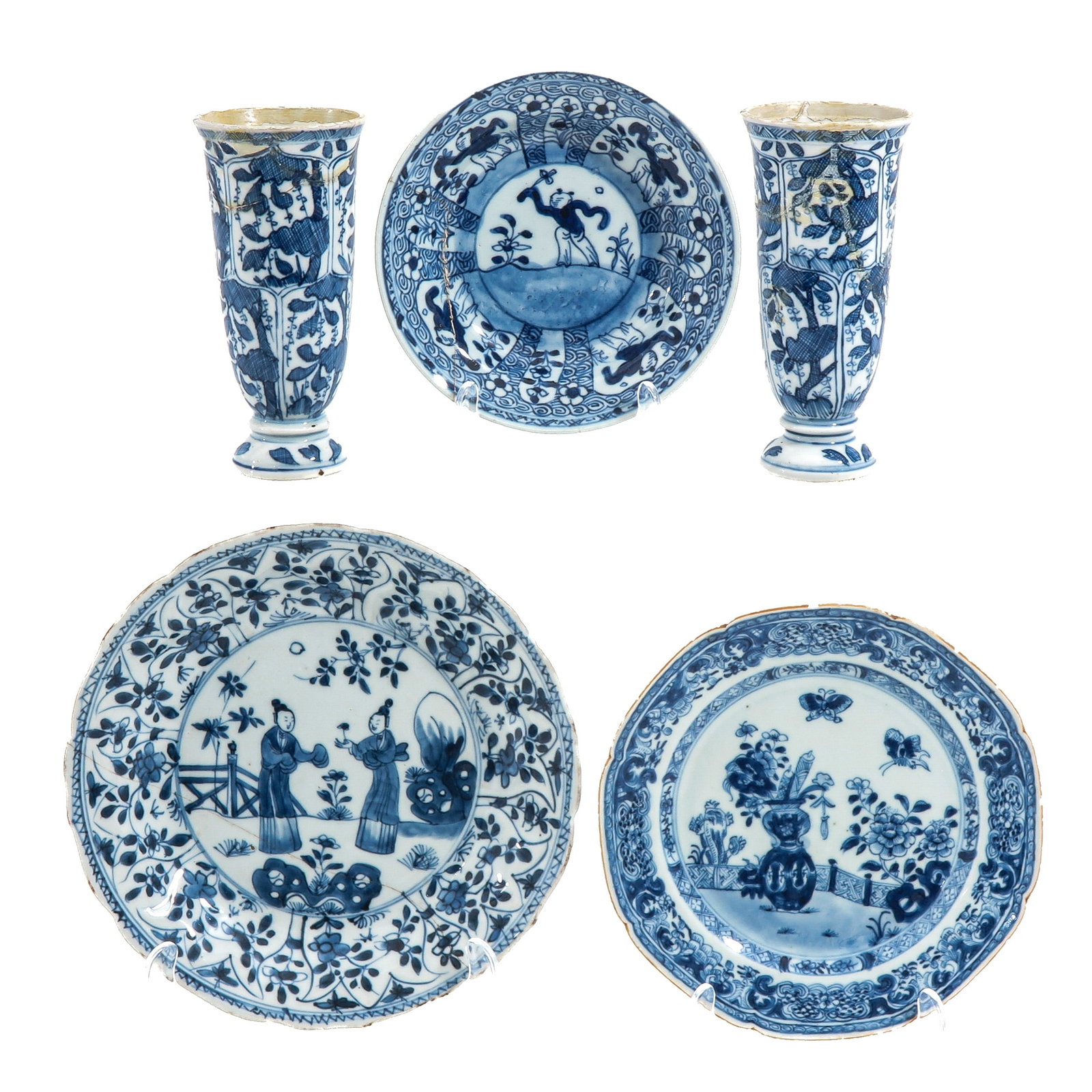 A Group of Blue and White Porcelain (1 of 8)