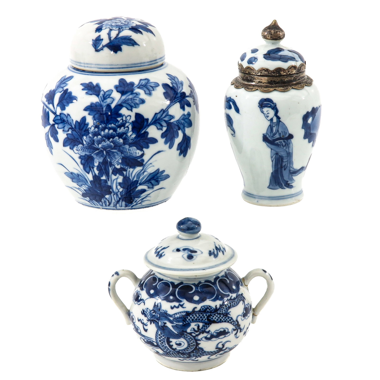 A Group of Blue and White Porcelain (1 of 6)
