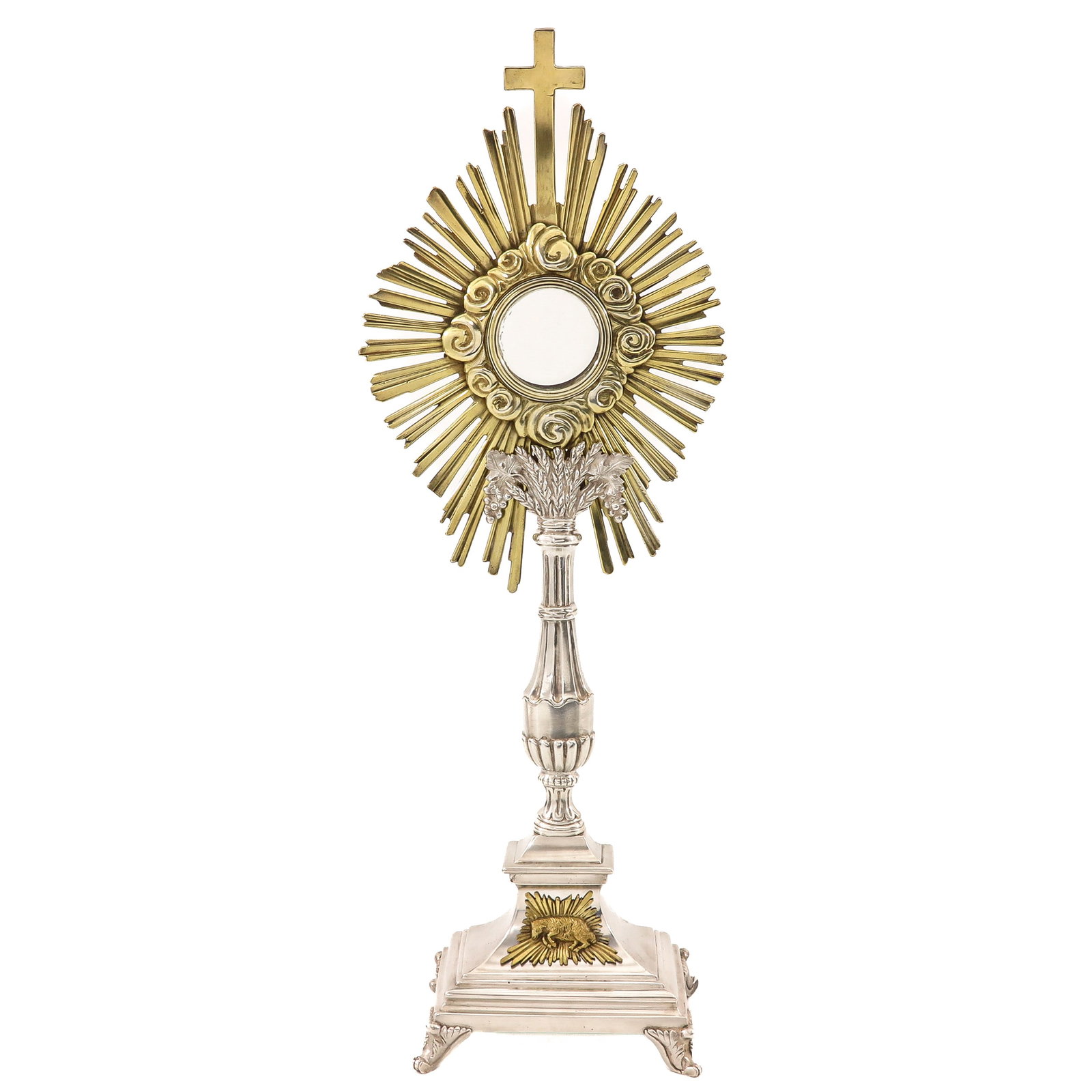 A Silver Plated Monstrance (1 of 9)