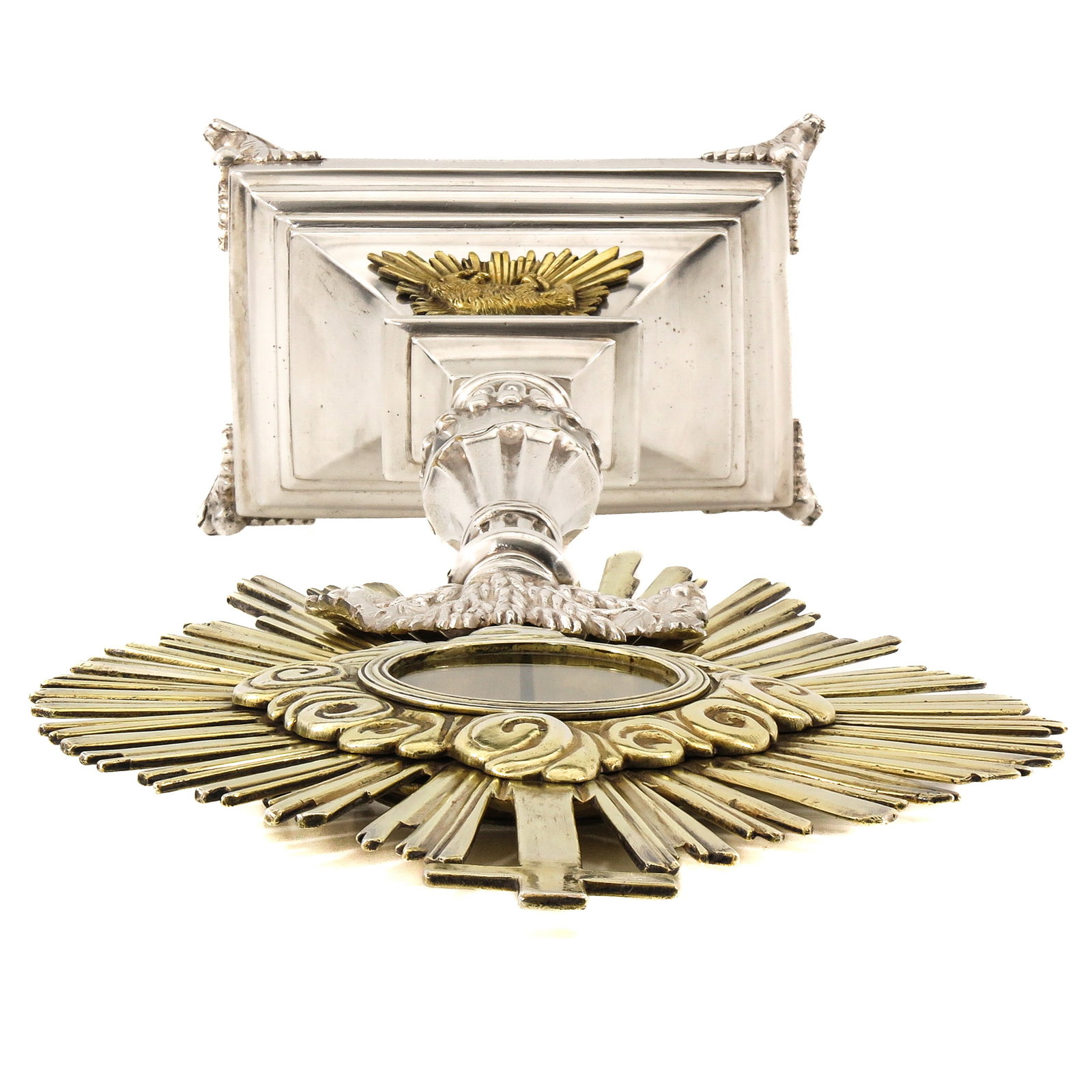 A Silver Plated Monstrance - 5
