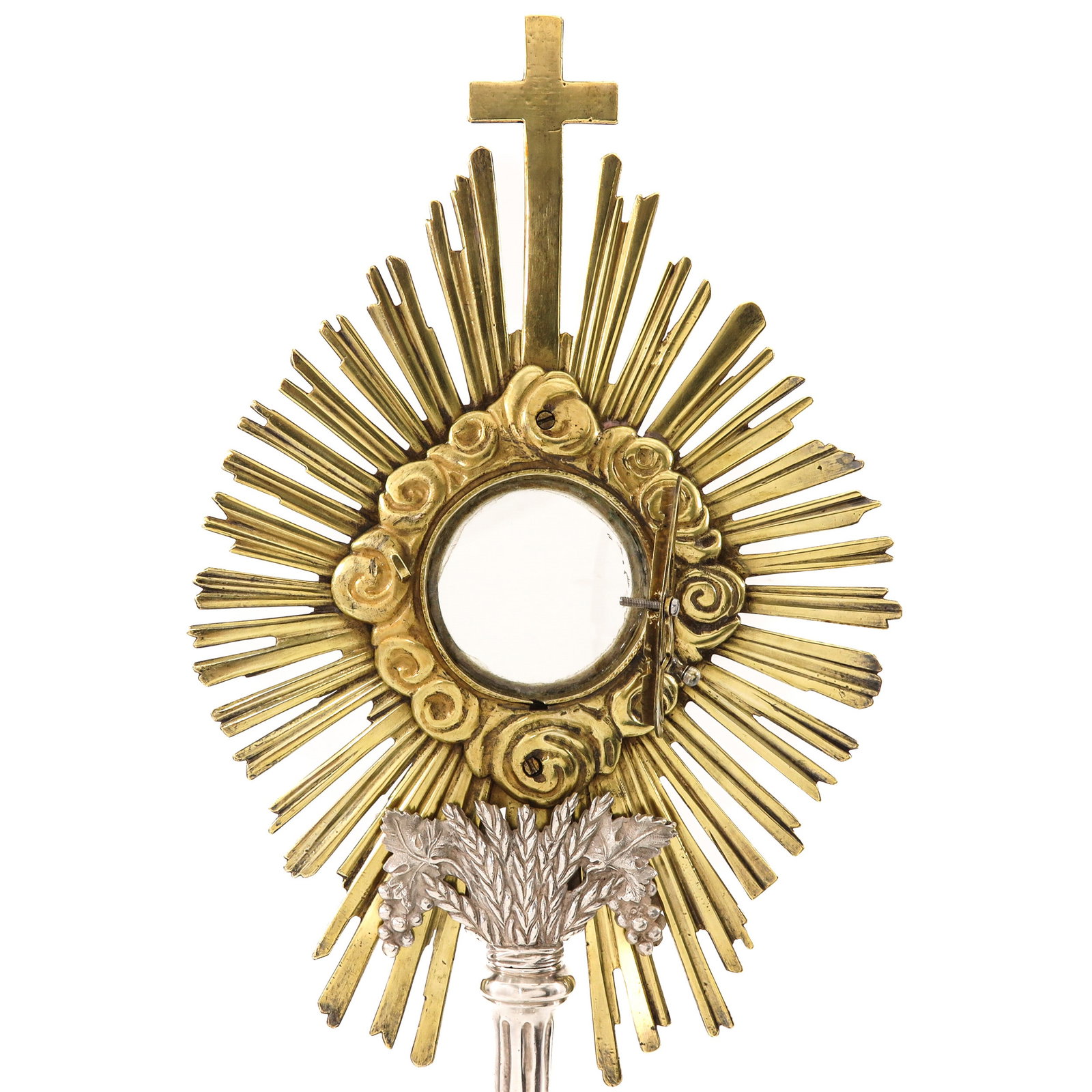 A Silver Plated Monstrance - 8