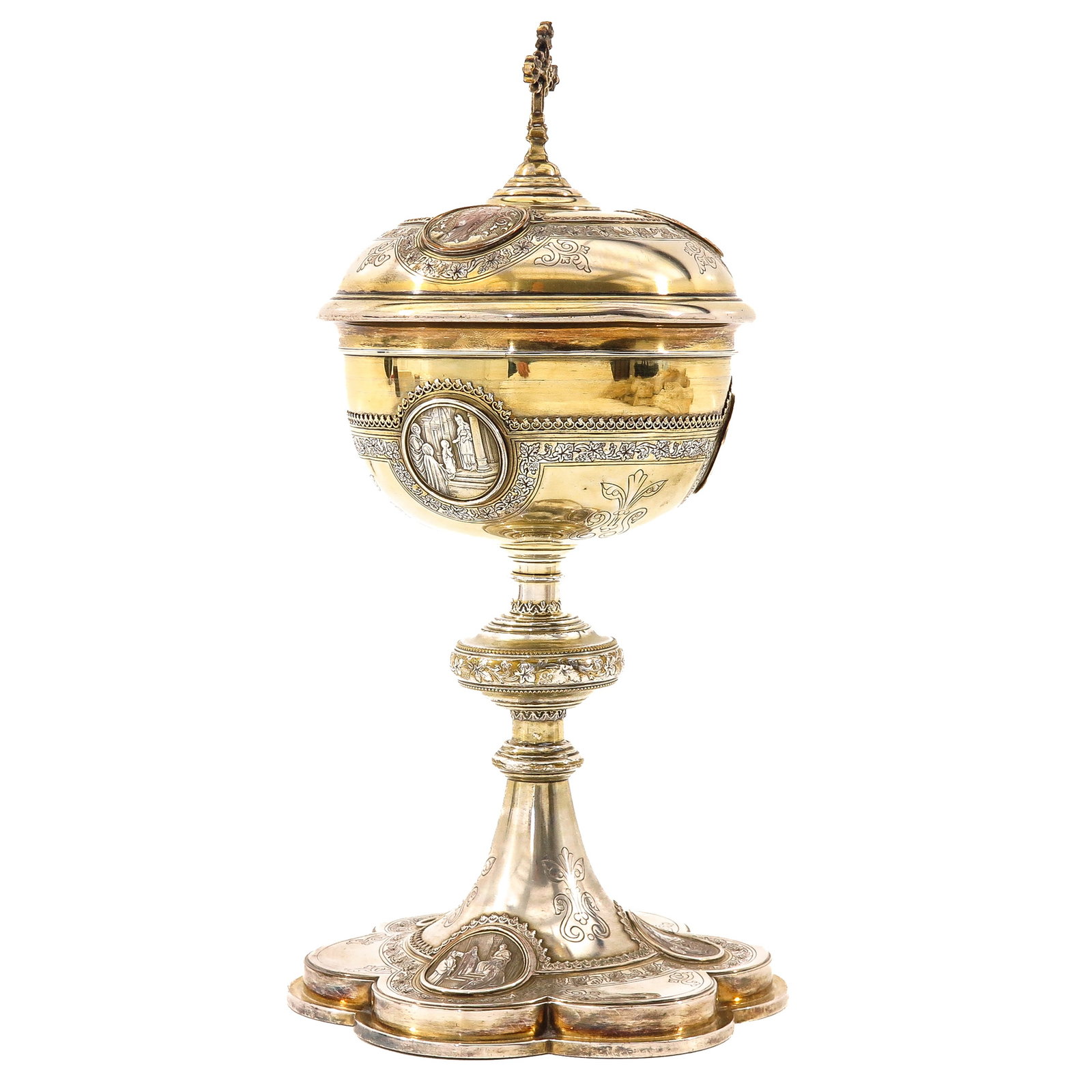 A Solid Silver Ciborium - 4