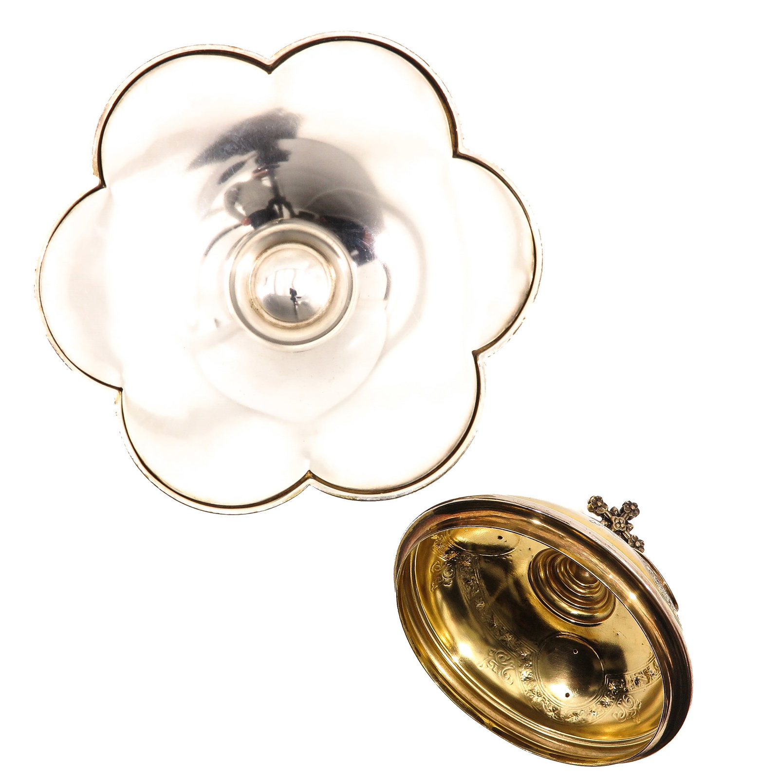 A Solid Silver Ciborium - 6
