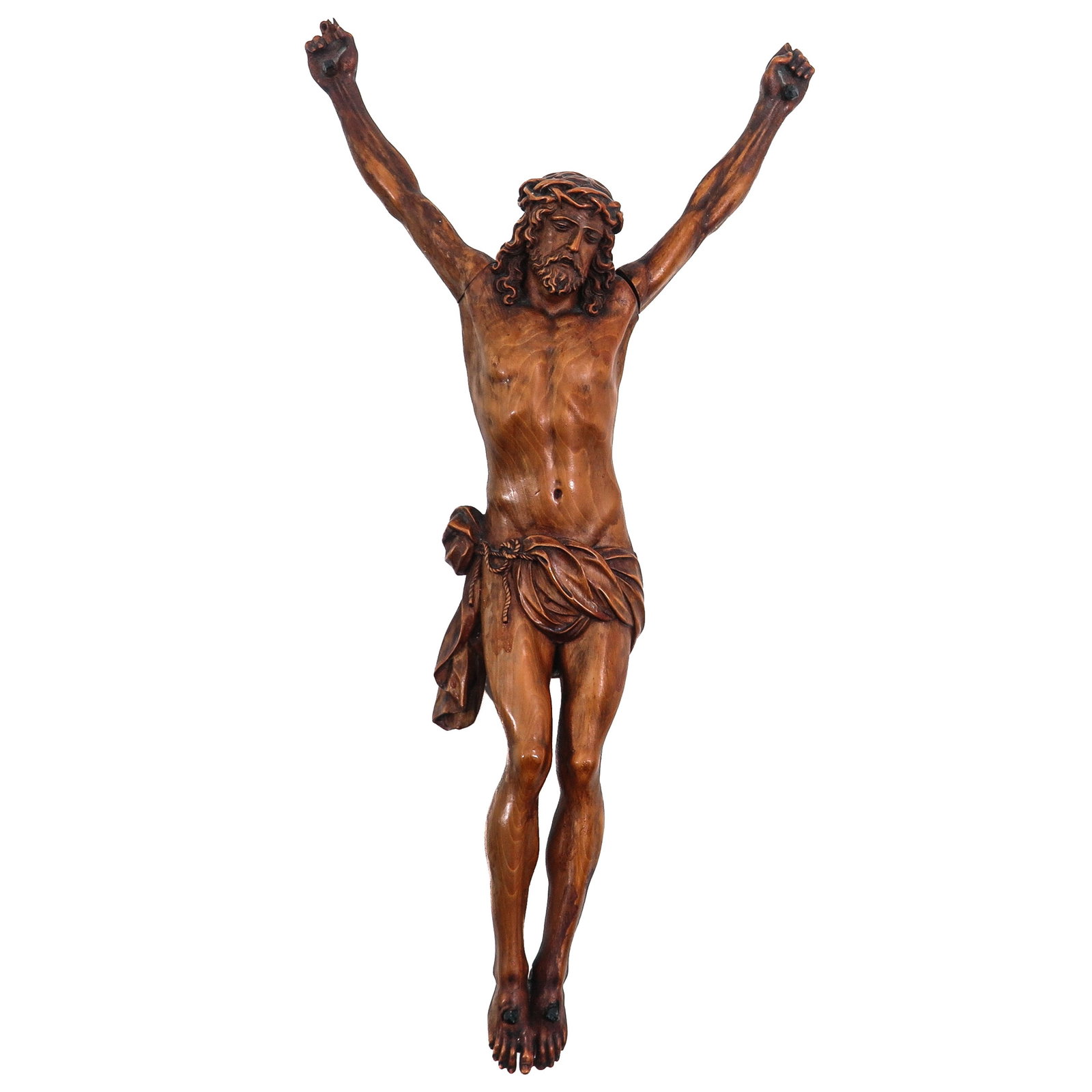 A Very Finely Carved Corpus Christi Circa 1800 (1 of 4)
