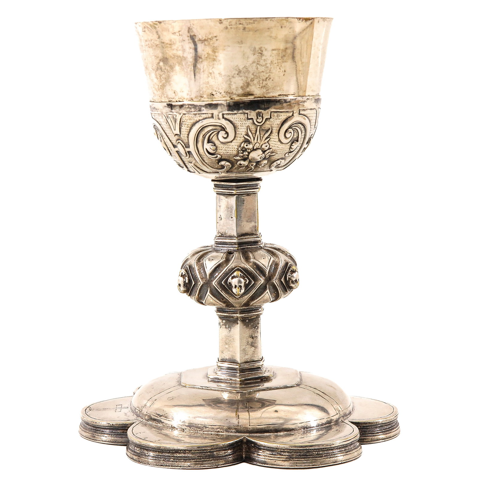 A 17th Century Solid Silver Ciborium - 2