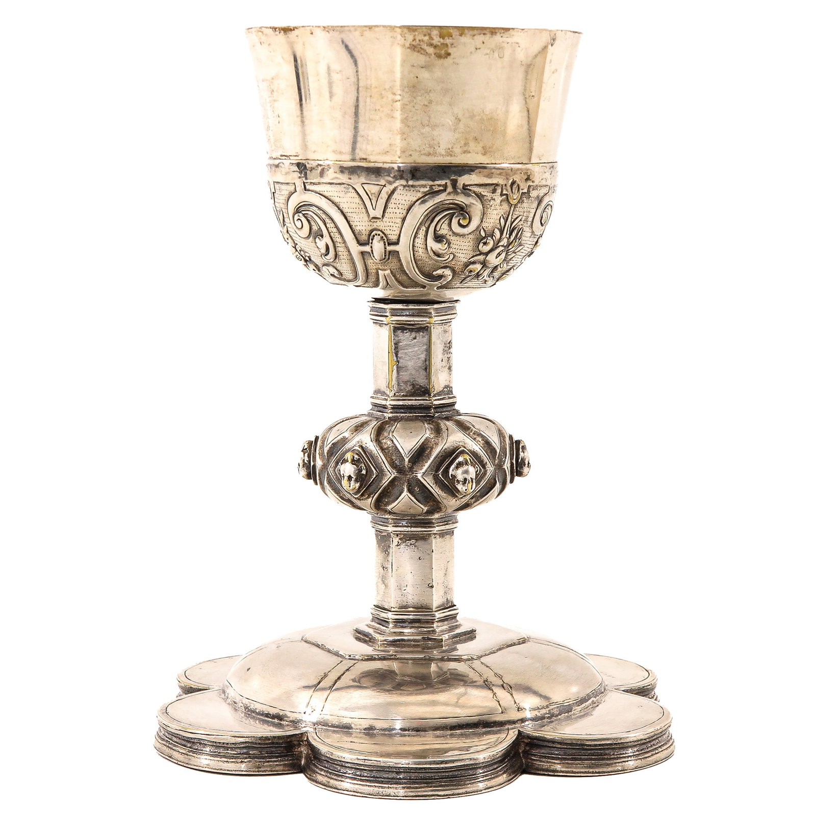 A 17th Century Solid Silver Ciborium - 3