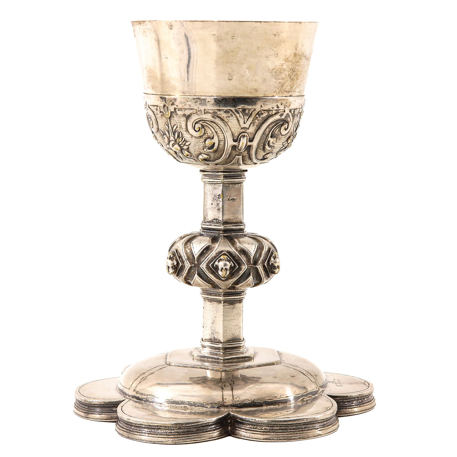 A 17th Century Solid Silver Ciborium - 4