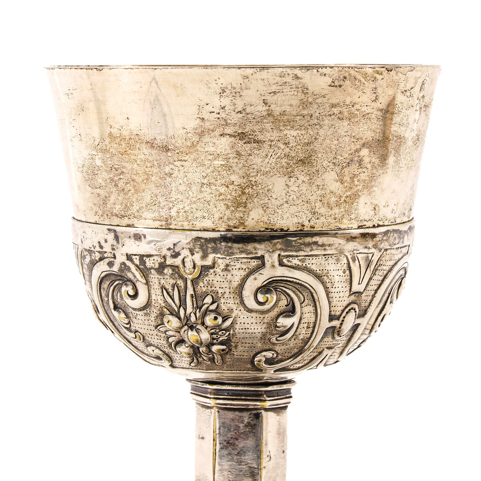 A 17th Century Solid Silver Ciborium - 7