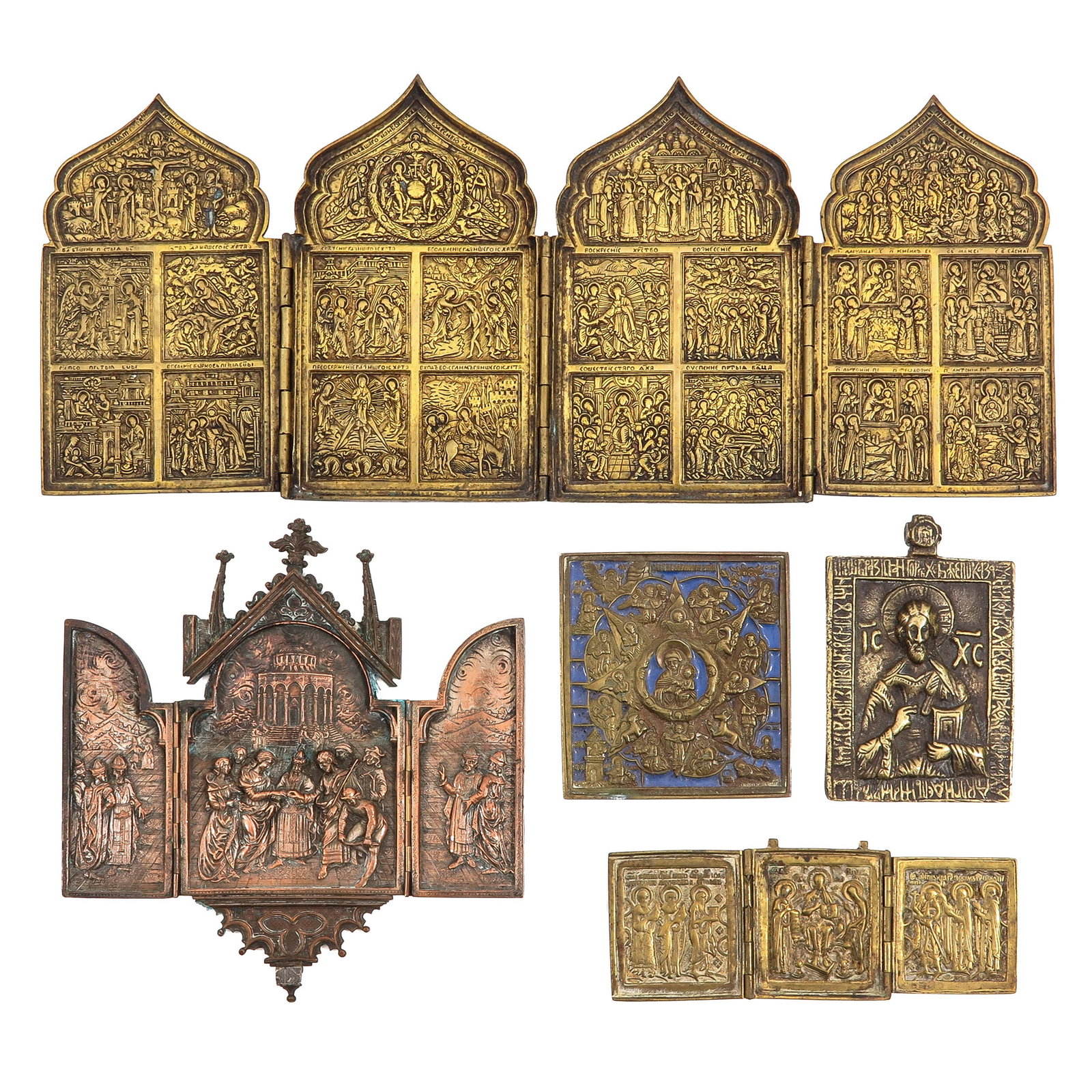 A Collection of Bronze Byzantine Icons (1 of 8)