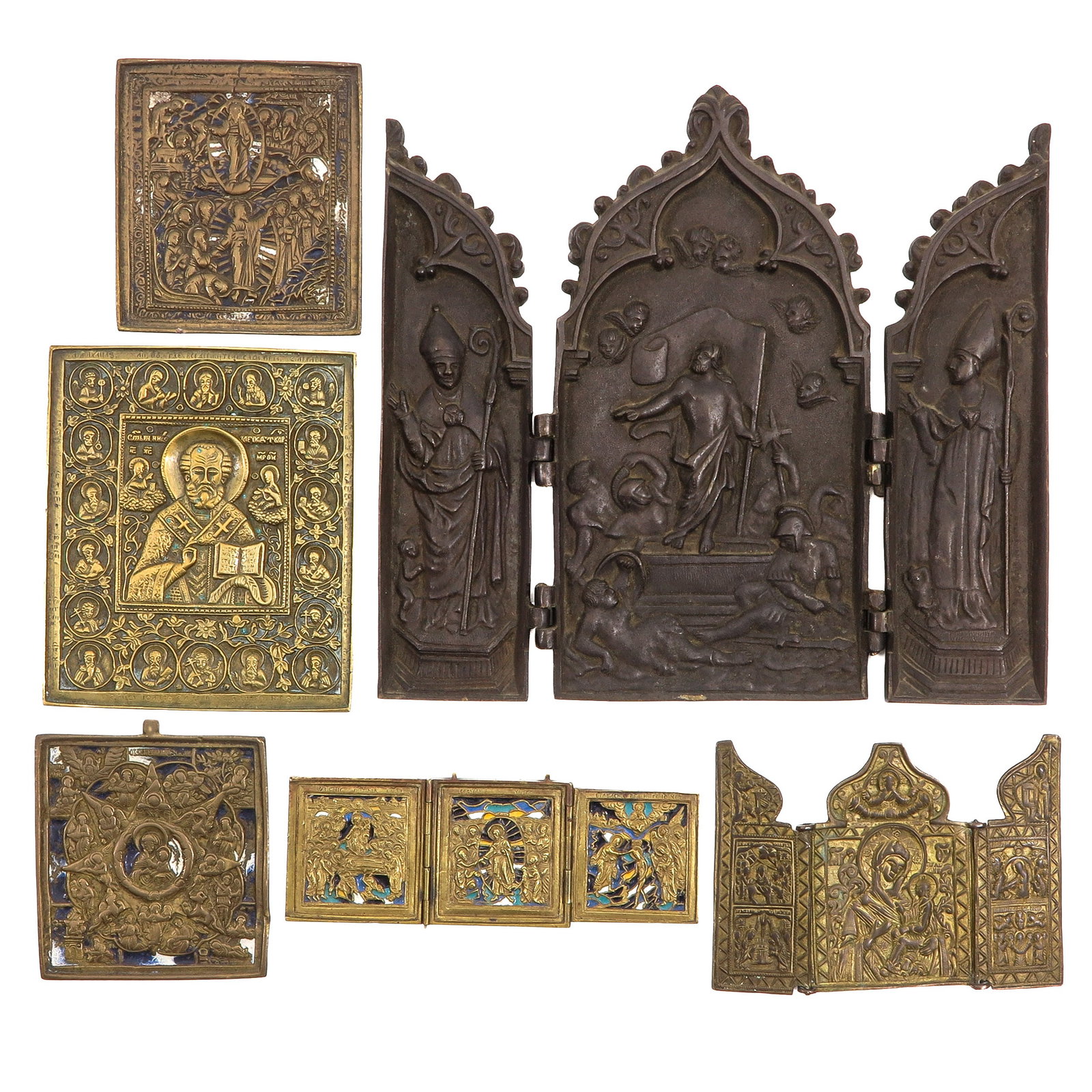 A Collection of Russian Icons and Triptychs (1 of 7)