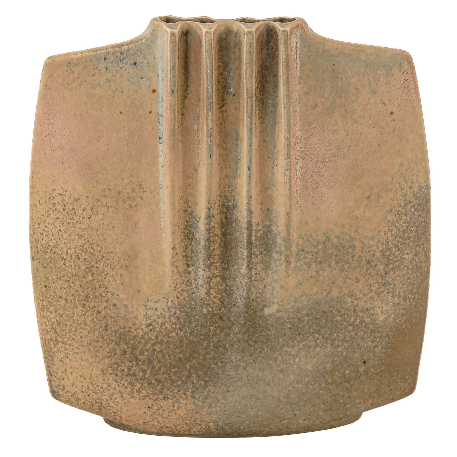 A Vase: made by the Virebent porcelain factory, France, ca. 1970, with stamped factory mark on the underside, height 26 cm.