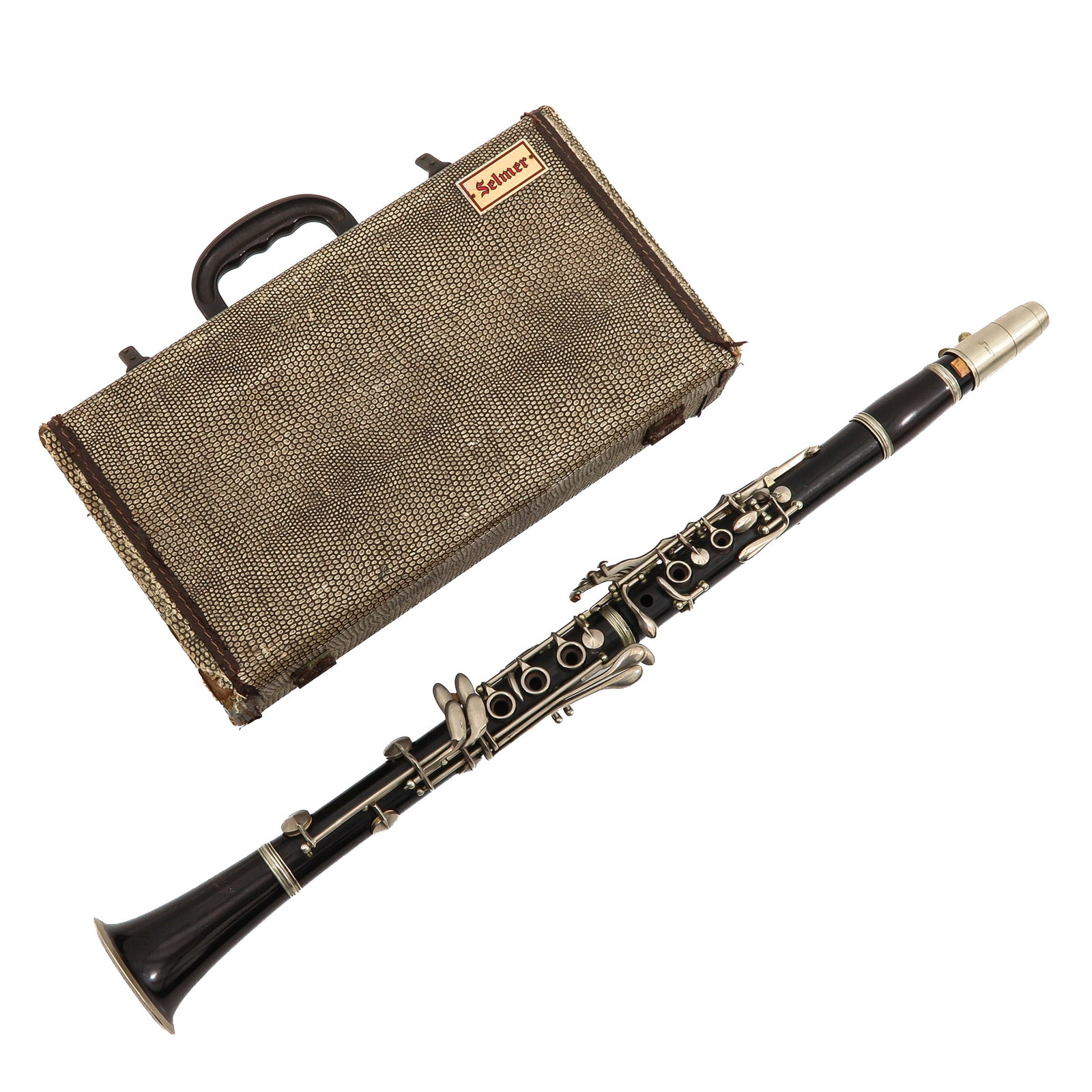 A Clarinet: Kohlert Popular, in case, length 67 cm.
