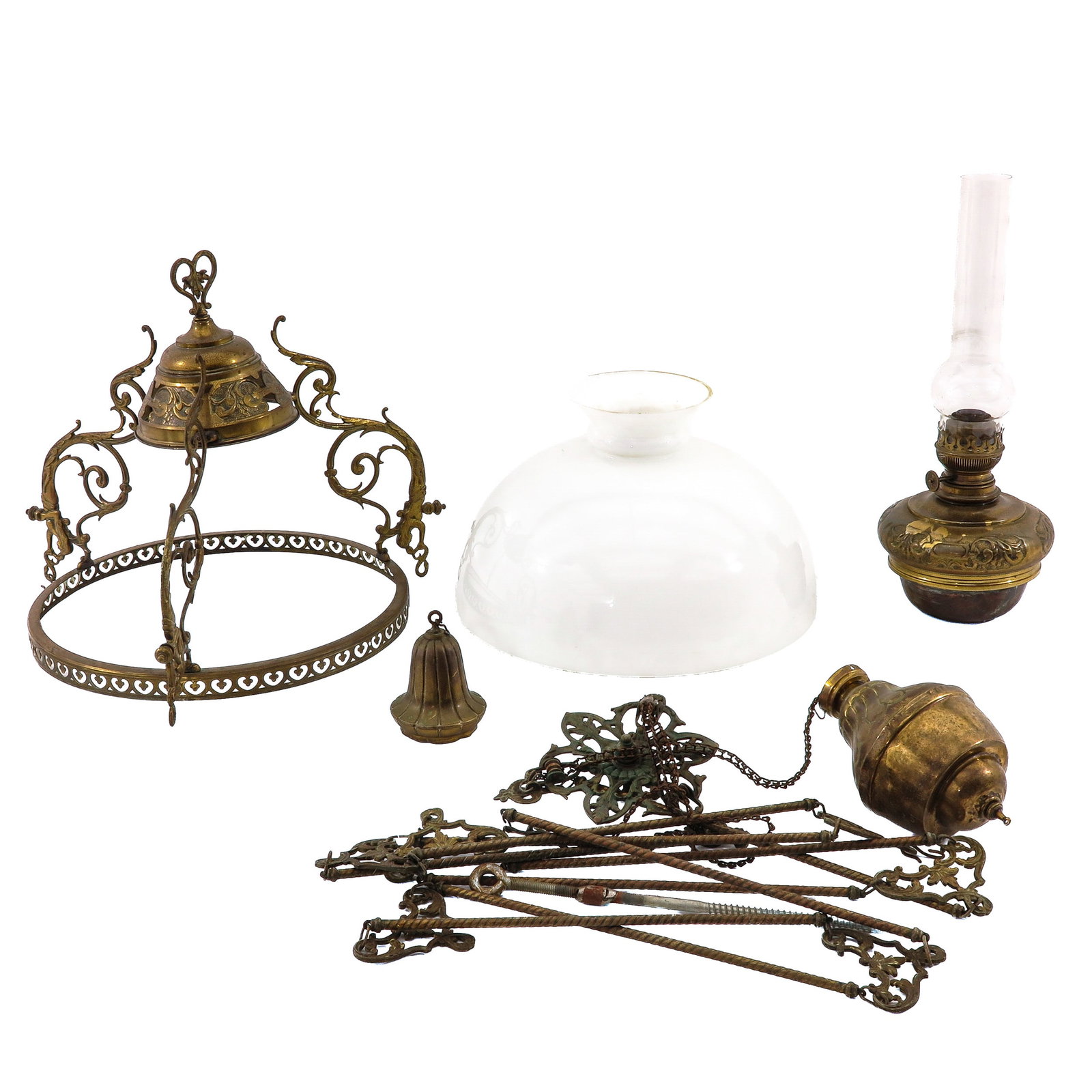 A Hanging Oil Lamp (1 of 5)