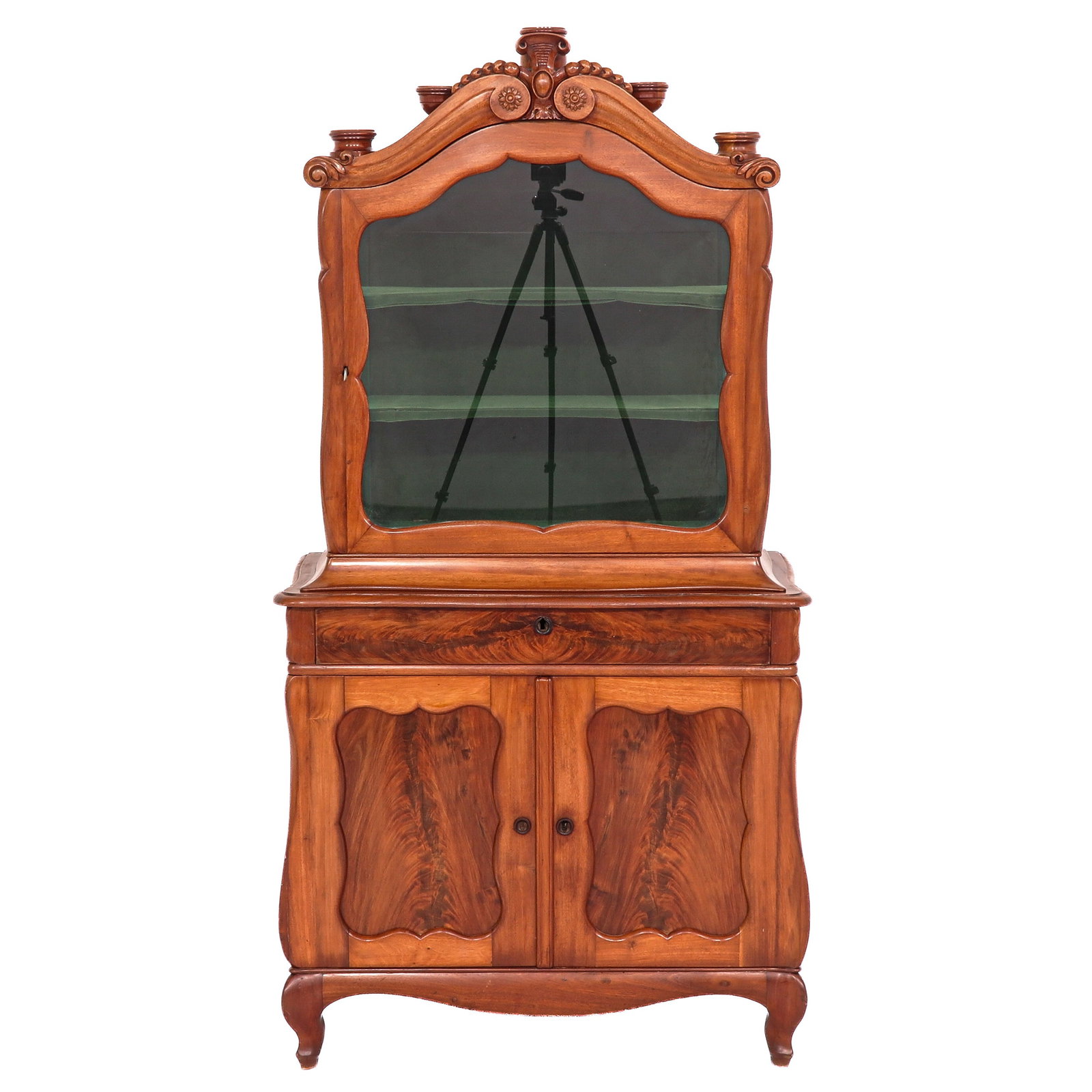 A 19th Century Bonheur: mahogany, 19th century, height 172 cm.