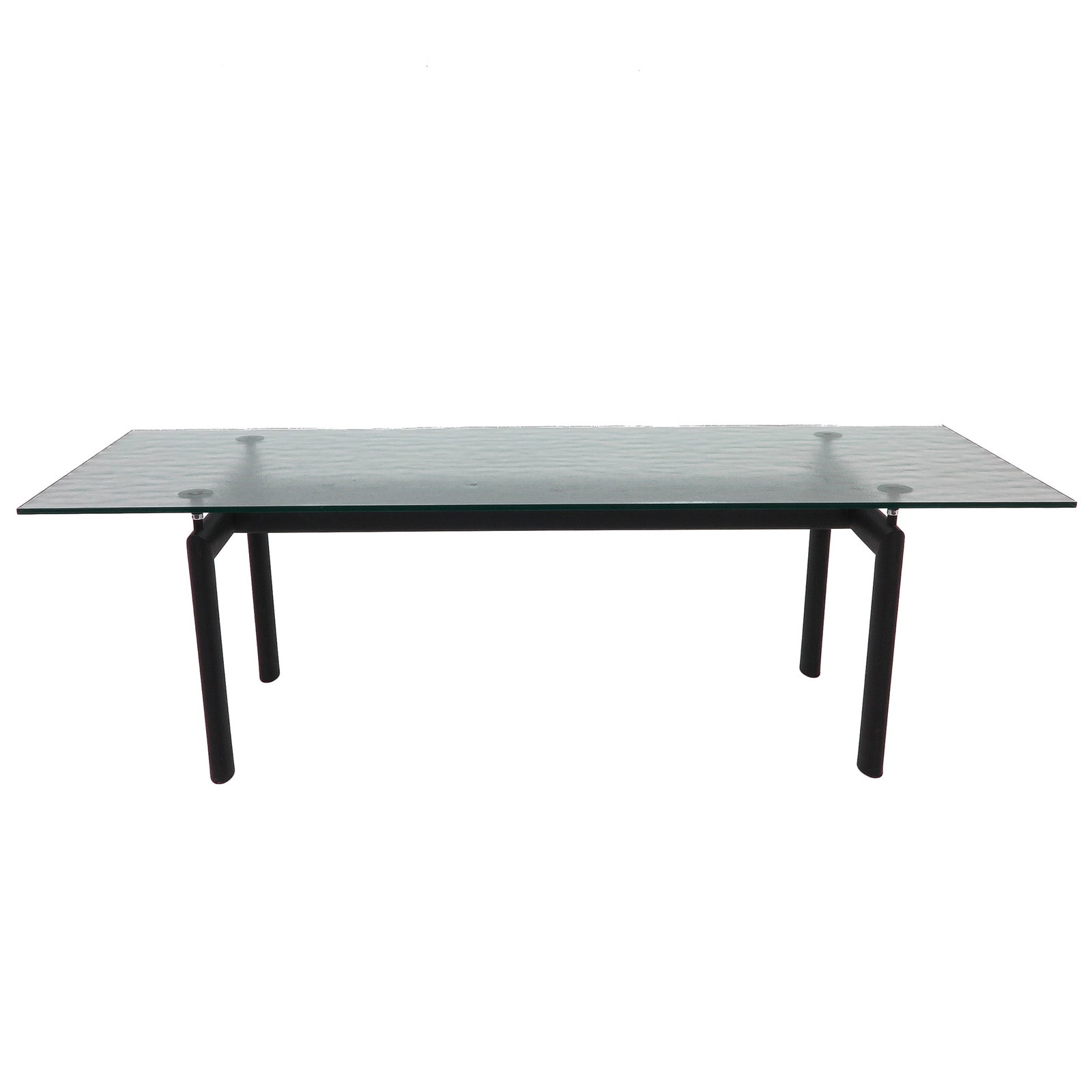 An LC6 Dining Table: LC6, by Le Corbusier for Cassina, Italy, ca. 1970, 225 x 69 x 85 cm.