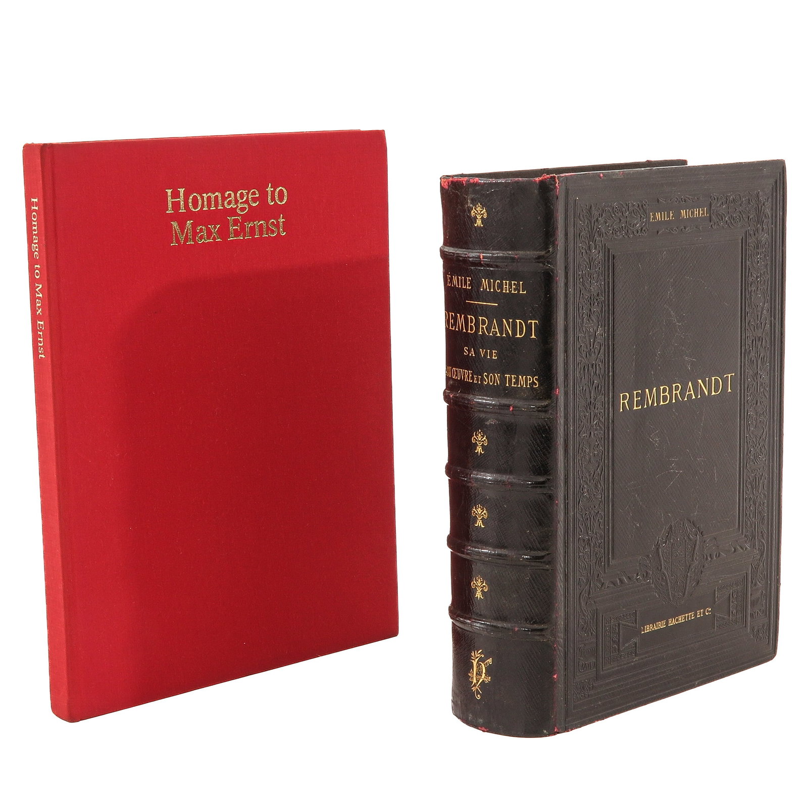A Lot of 2 Books: consisting of 2 books, including Rembrandt, from 1893
